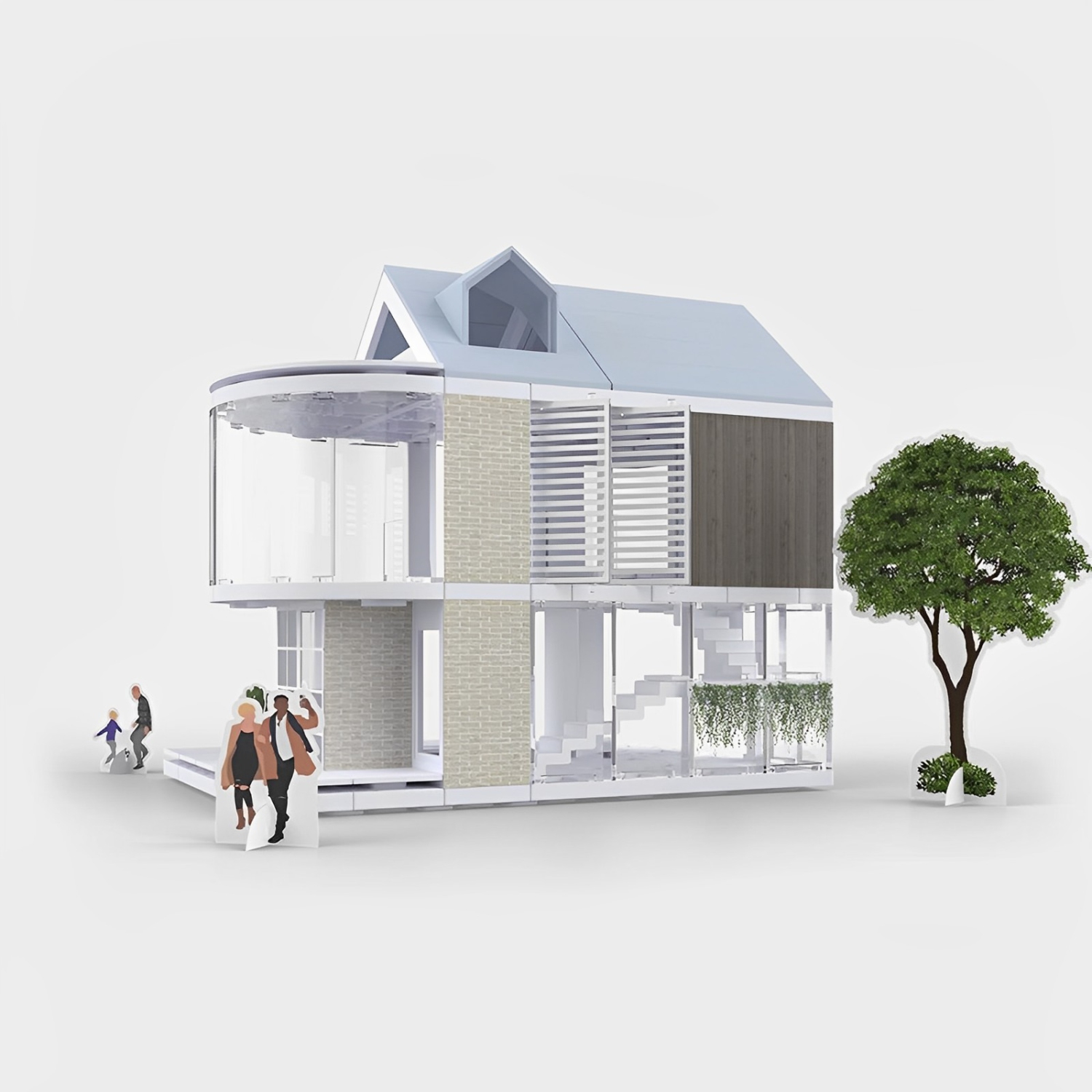 Arckit 100-Sqm Building Blocks Kit - STEM Educational Architecture Model House Set for Kids and Teens 12+ | A100