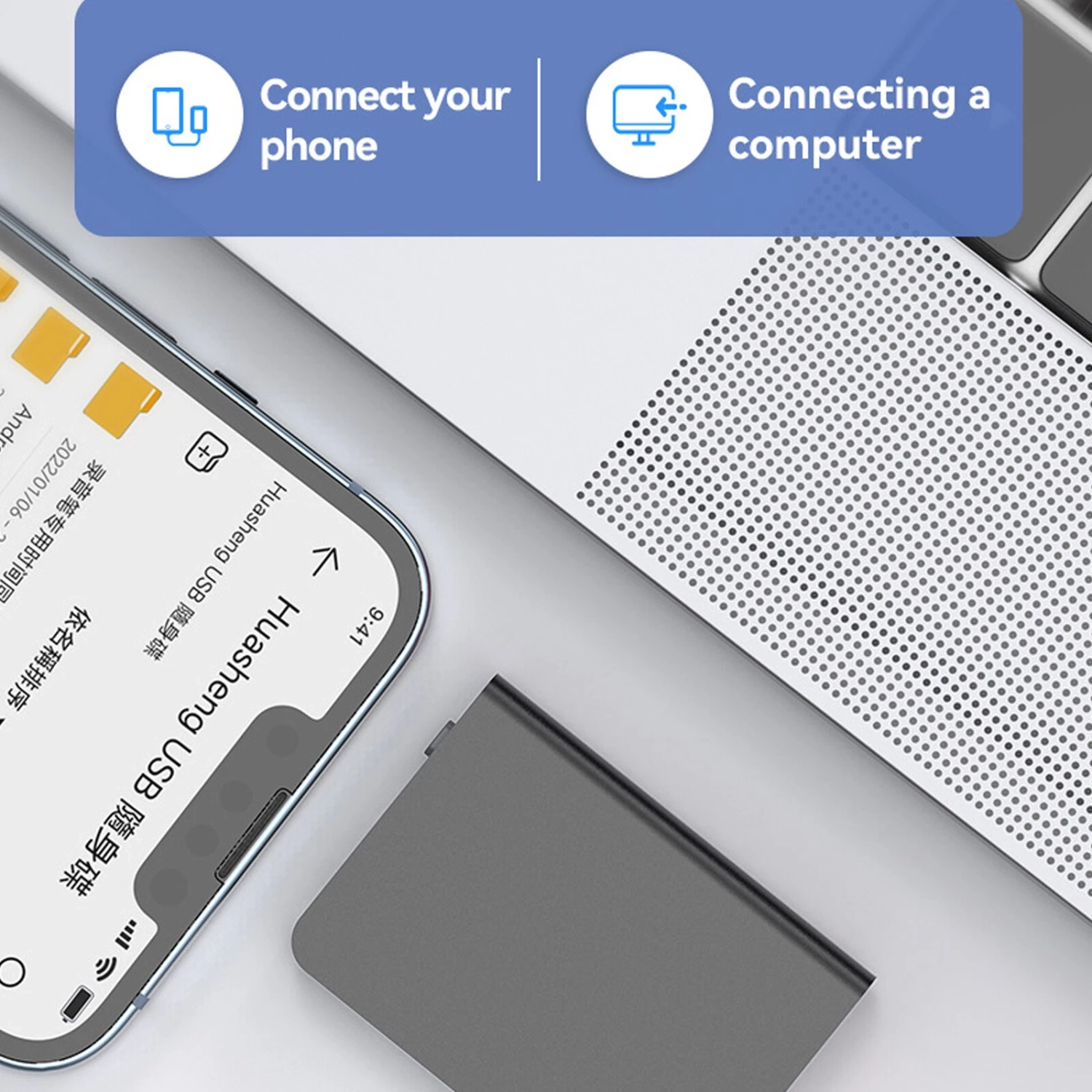 AI Recorder ChatGPT Intelligent Transcription and Translation Recorder APP Control Recording—128GB