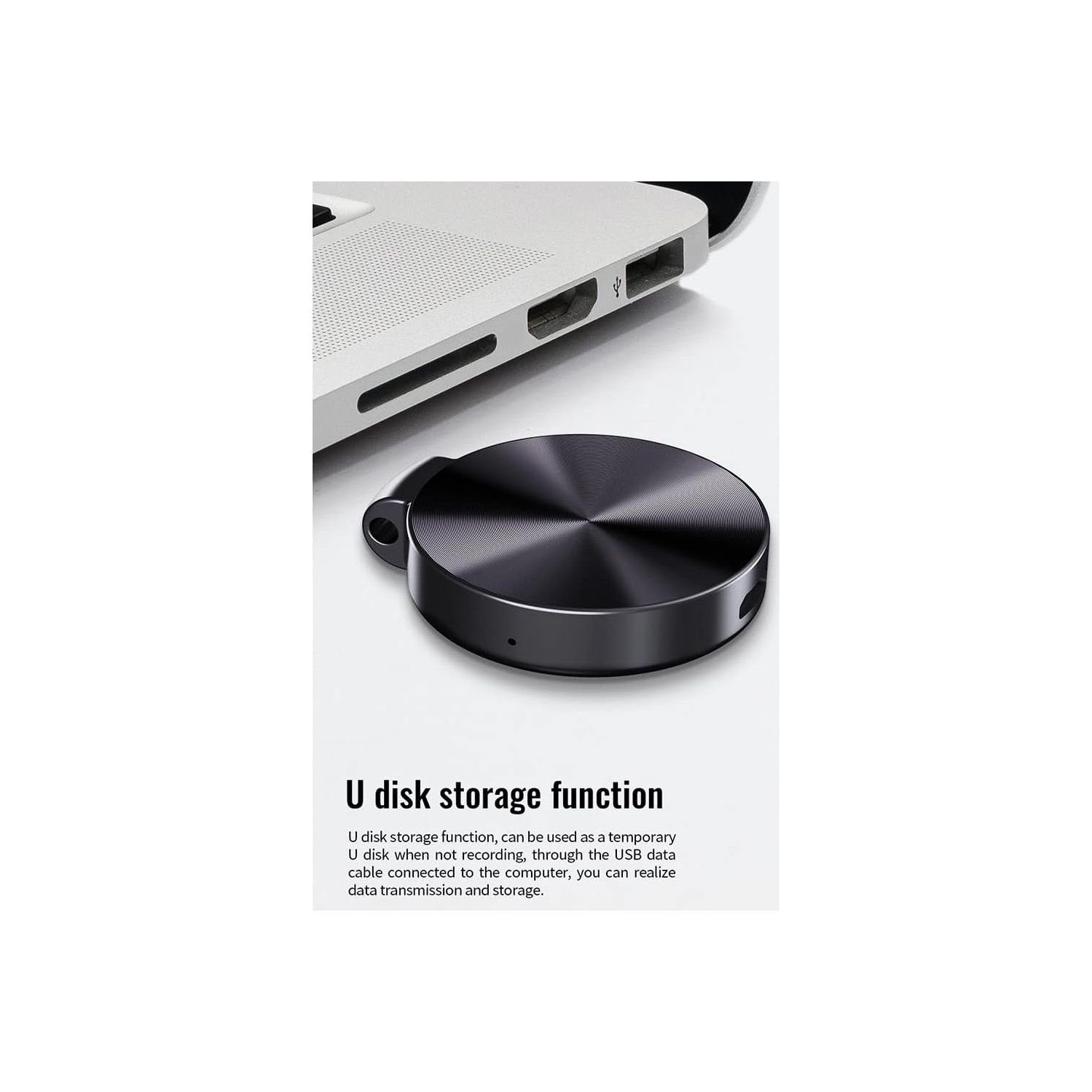 Enregistreur vocal haute définition à réduction du bruit, enregistrement en un clic pour les conférences et les cours, enregistreur vocal portatif à