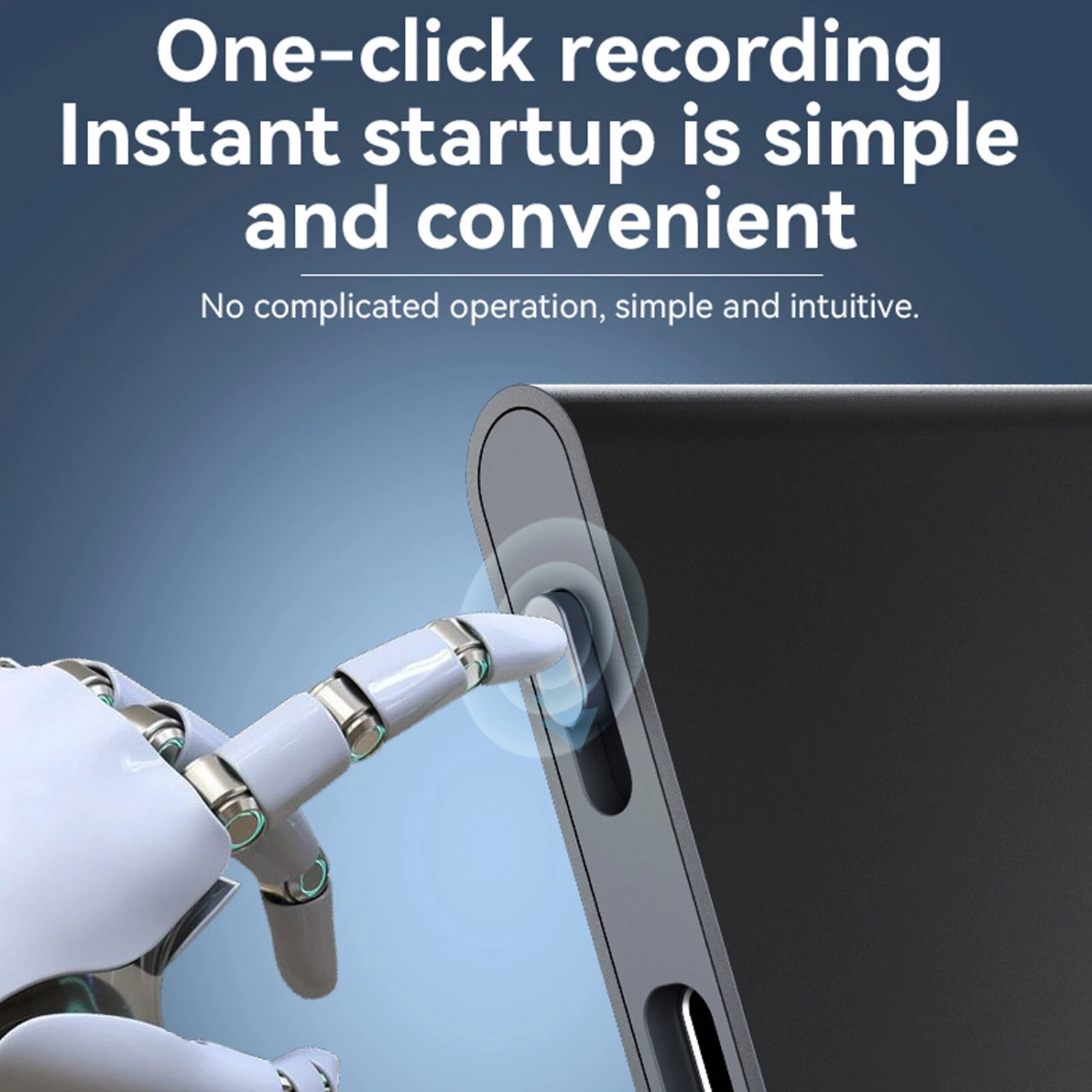 AI Recorder ChatGPT Intelligent Transcription and Translation Recorder APP Control Recording—32GB