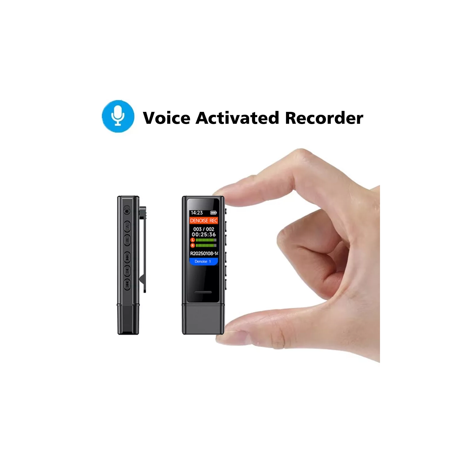 Mini USB digital voice recorder sound voice flash drive USB recorder - 64GB