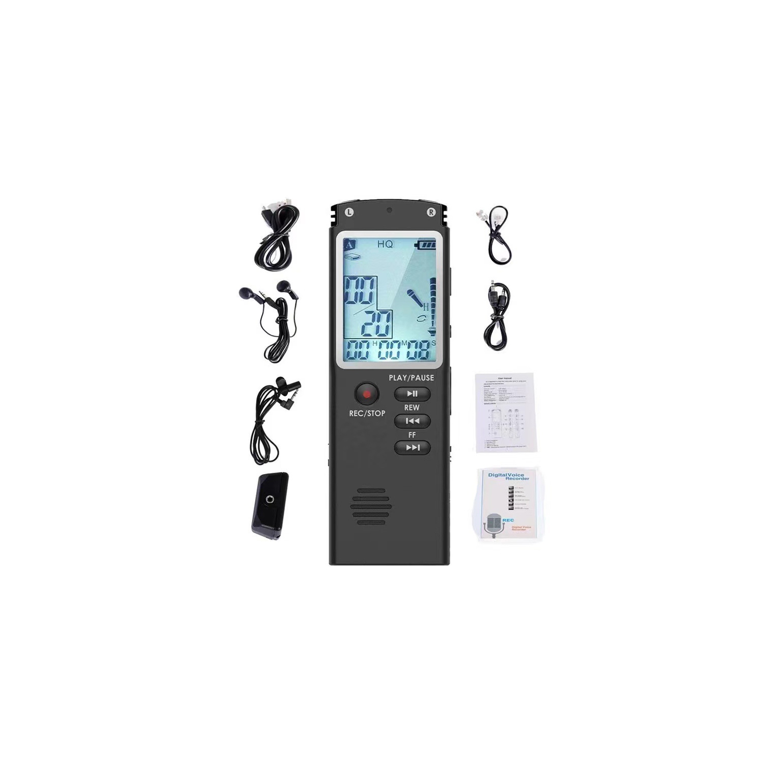 Lecteur HD sans perte Enregistreur 1536&nbsp;kbit/s HD de 8&nbsp;g.