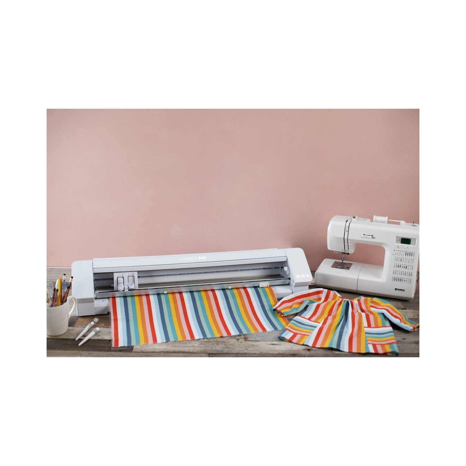 Silhouette Cameo 4 Pro 24 Inch Version - 24" Cutting Mat, Power Cords, Built in Roll Feeder, Silhouette Studio Software