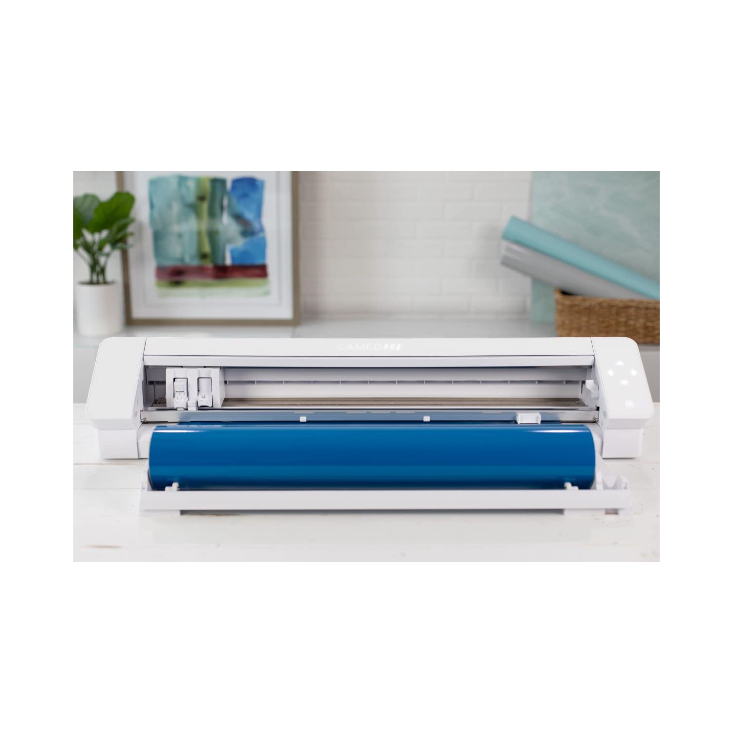 Silhouette Cameo 4 Pro 24 Inch Version - 24" Cutting Mat, Power Cords, Built in Roll Feeder, Silhouette Studio Software