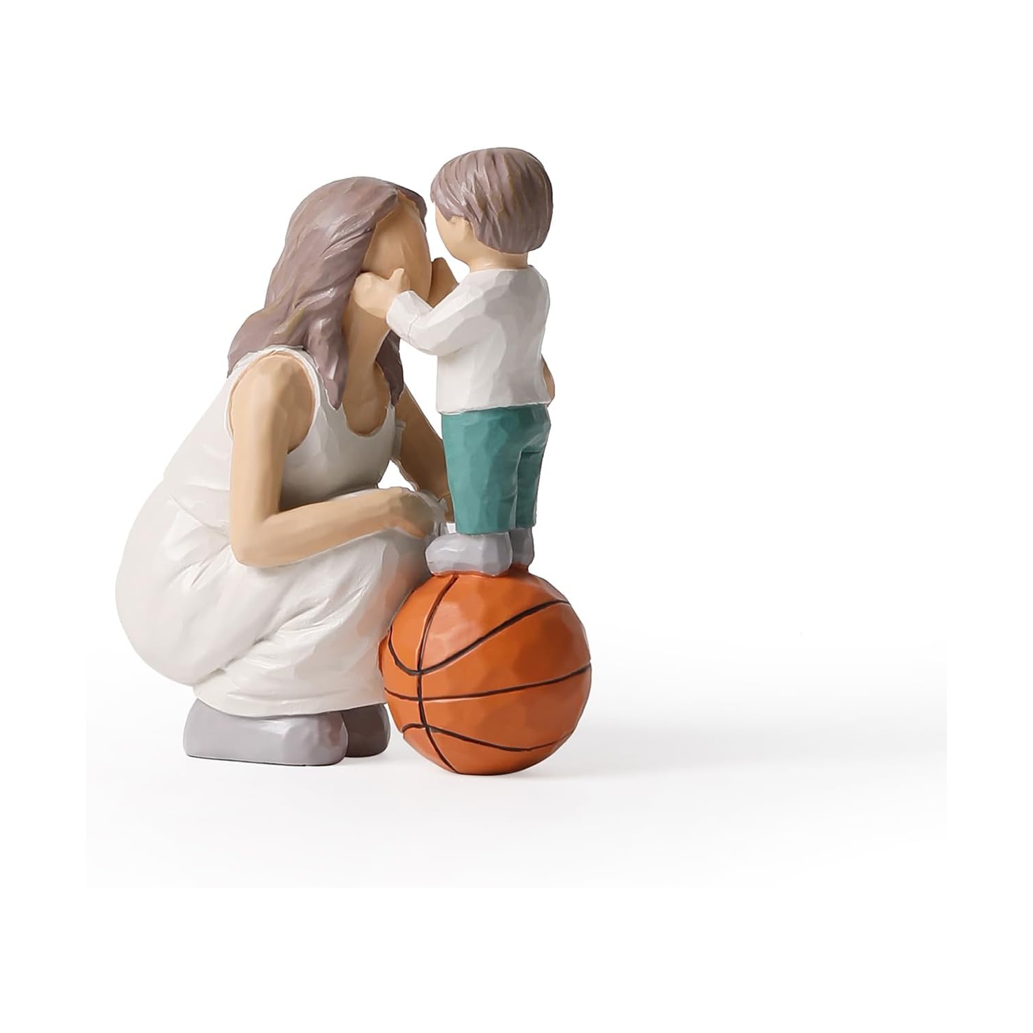 Resin figure ornaments | Living room and study room decorative sculptures | Dust-proof and easy to clean | Art collection gift non-slip base non-slip