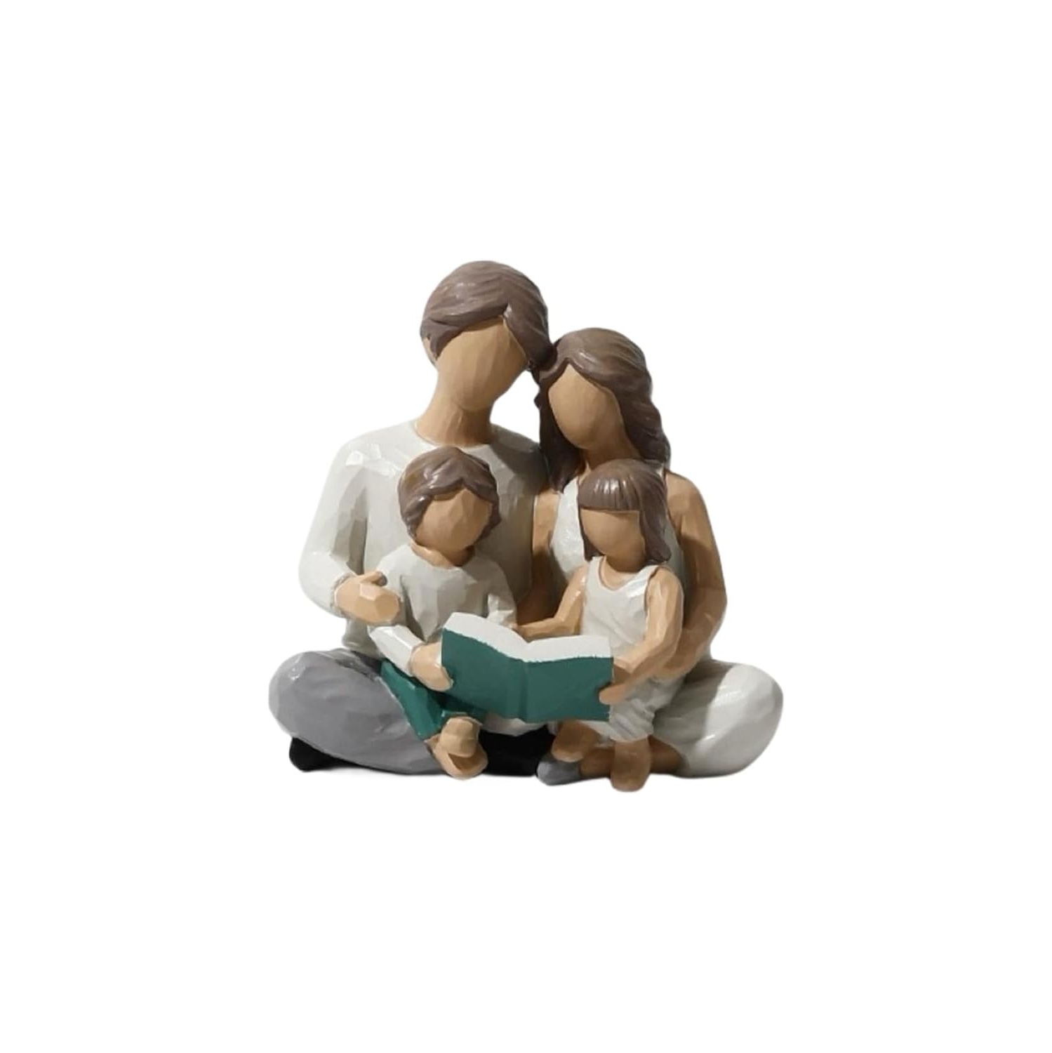 Resin figure ornaments | Living room and study room decorative sculptures | Dust-proof and easy to clean | Art collection gift non-slip base non-slip