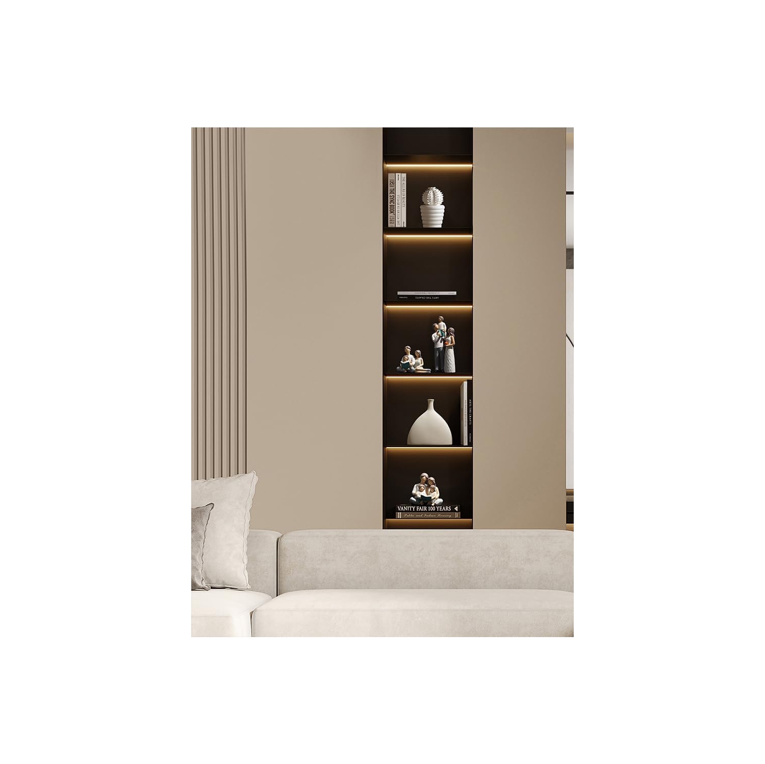 Resin figure ornaments | Living room and study room decorative sculptures | Dust-proof and easy to clean | Art collection gift non-slip base non-slip