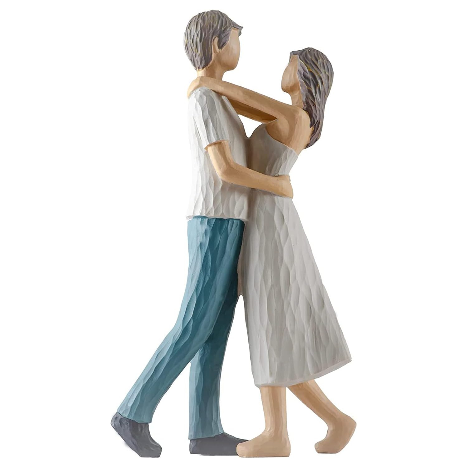 Resin figure ornaments | Living room and study room decorative sculptures | Dust-proof and easy to clean | Art collection gift non-slip base non-slip