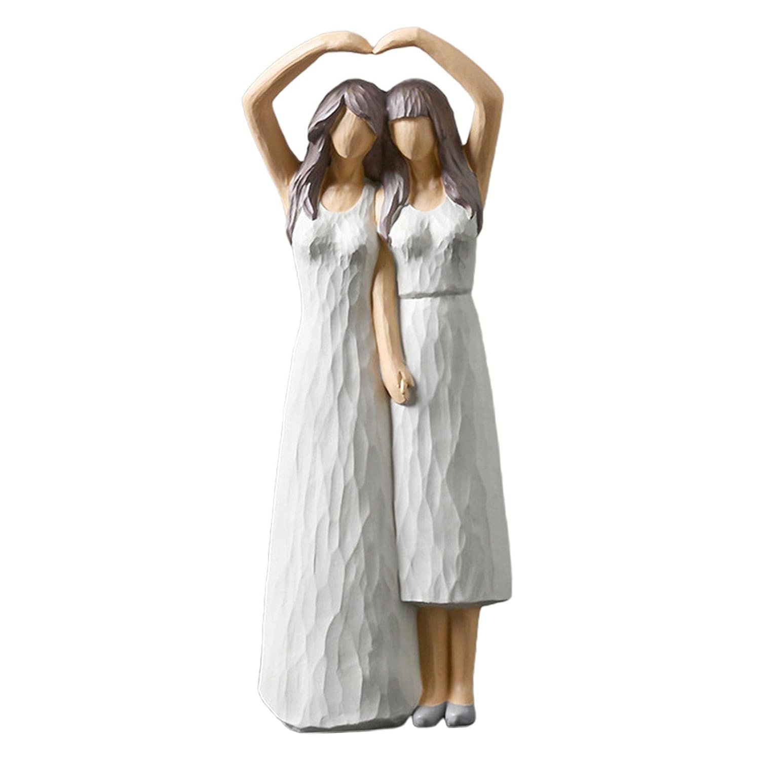 Resin figure ornaments | Living room and study room decorative sculptures | Dust-proof and easy to clean | Art collection gift non-slip base non-slip