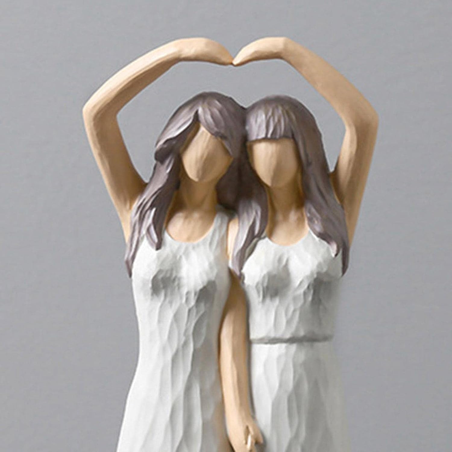 Resin figure ornaments | Living room and study room decorative sculptures | Dust-proof and easy to clean | Art collection gift non-slip base non-slip