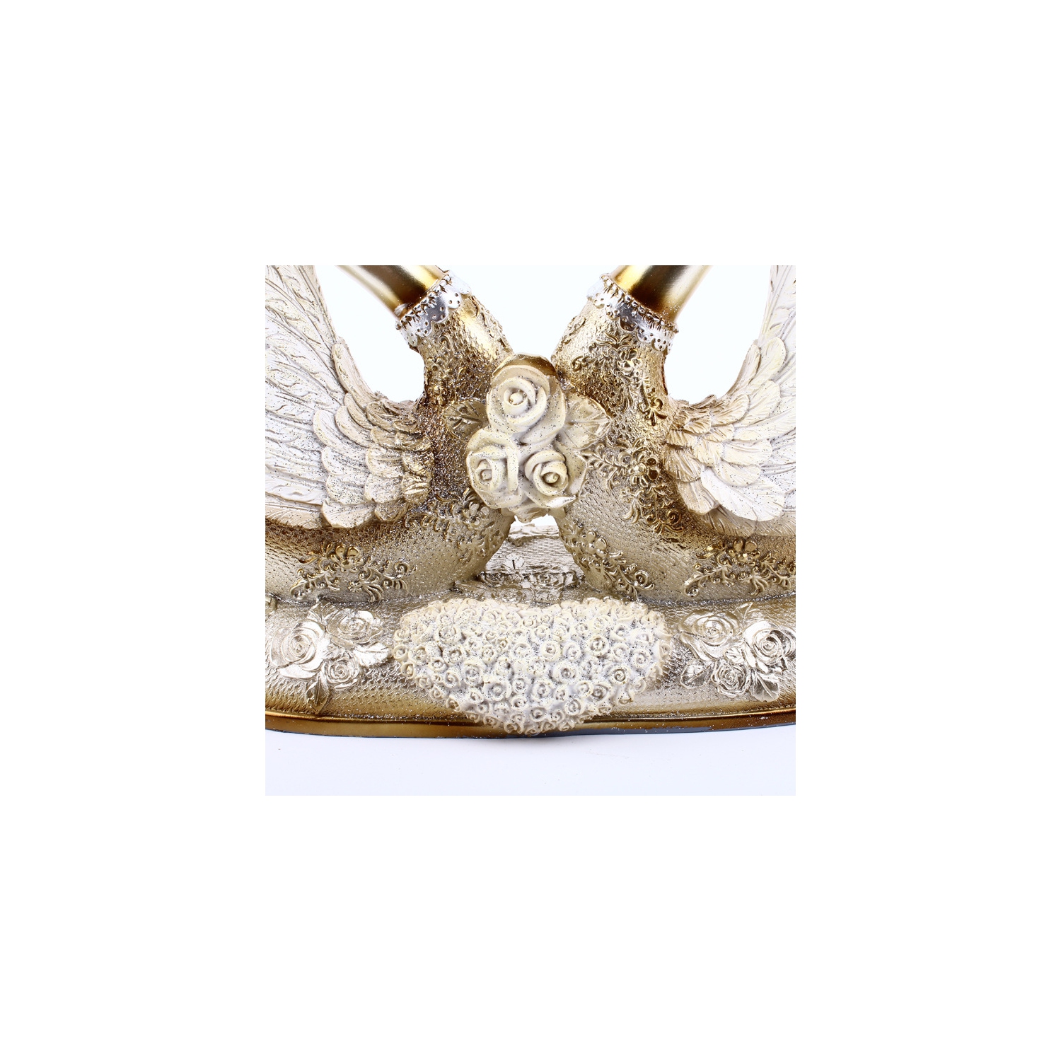 Light luxury swan sculpture ornaments resin heart-shaped base couple decorations modern art home decoration birthday/Valentine's Day/wedding gift