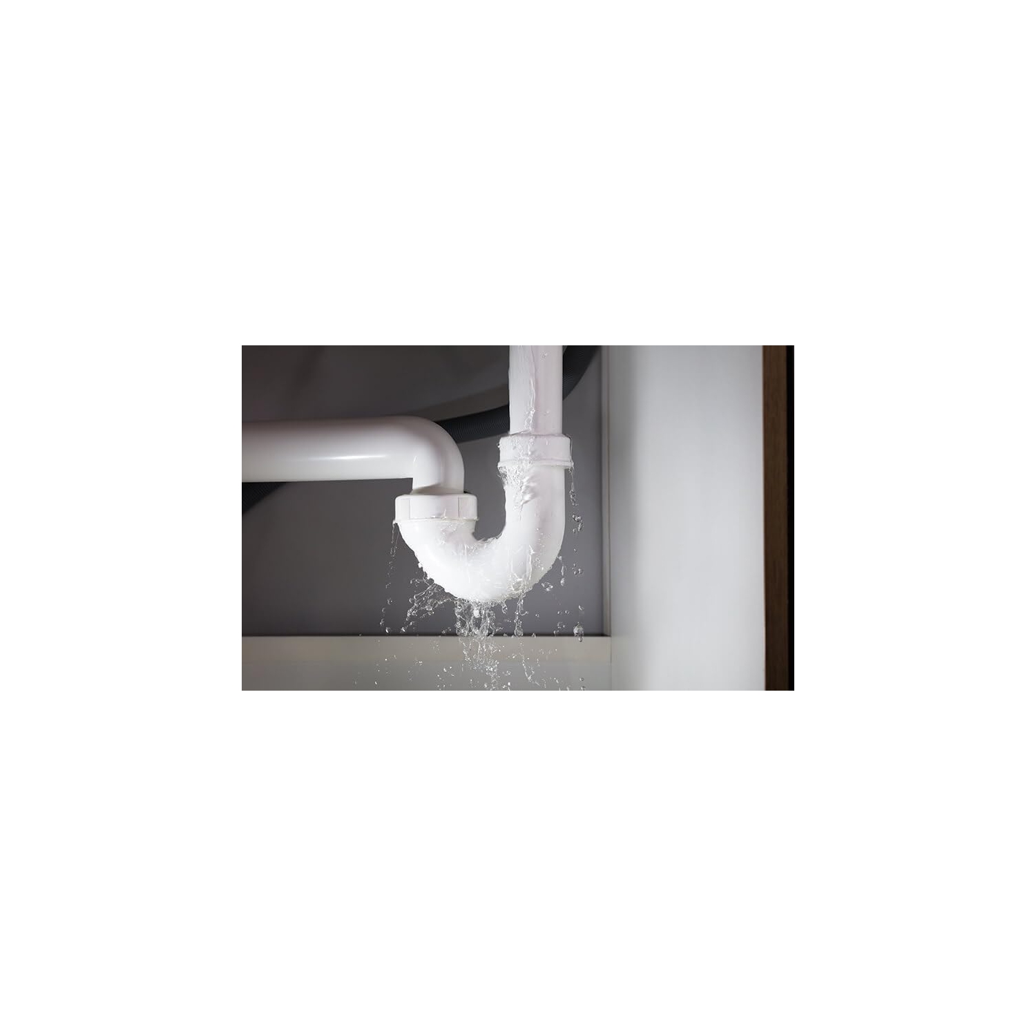 110dB Smart Water Leak Detector / Flood Alarm - WiFi Connectivity, Adjustable Alarm, App Alerts, Home Security, Basement Protection, Kitchen and