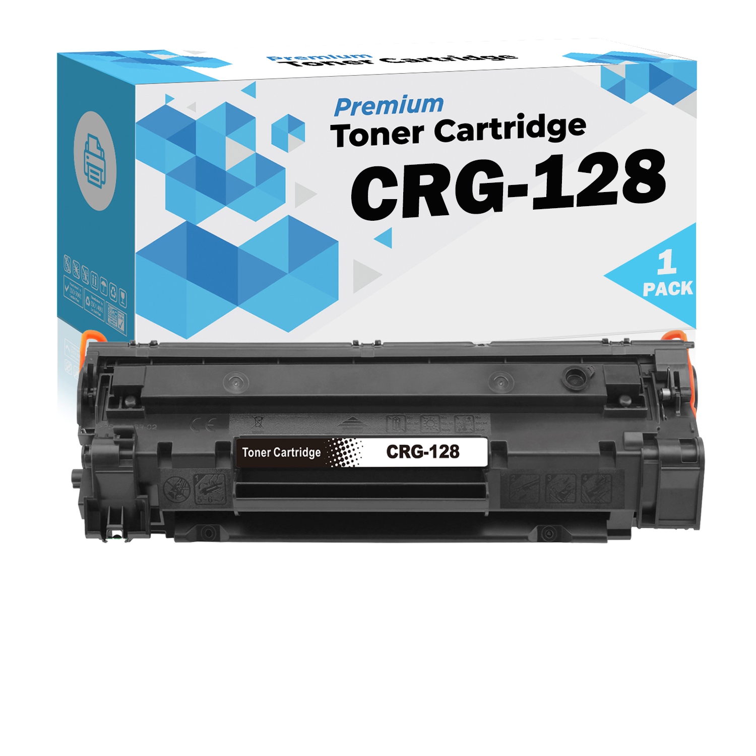 Ultra Toner® Compatible Canon 128 Black Toner Cartridge CRG-128 ImageClass D520 D530 D550 D560 MF4450 MF4550 MF4570dw MF4580dn MF4770n MF4880dw