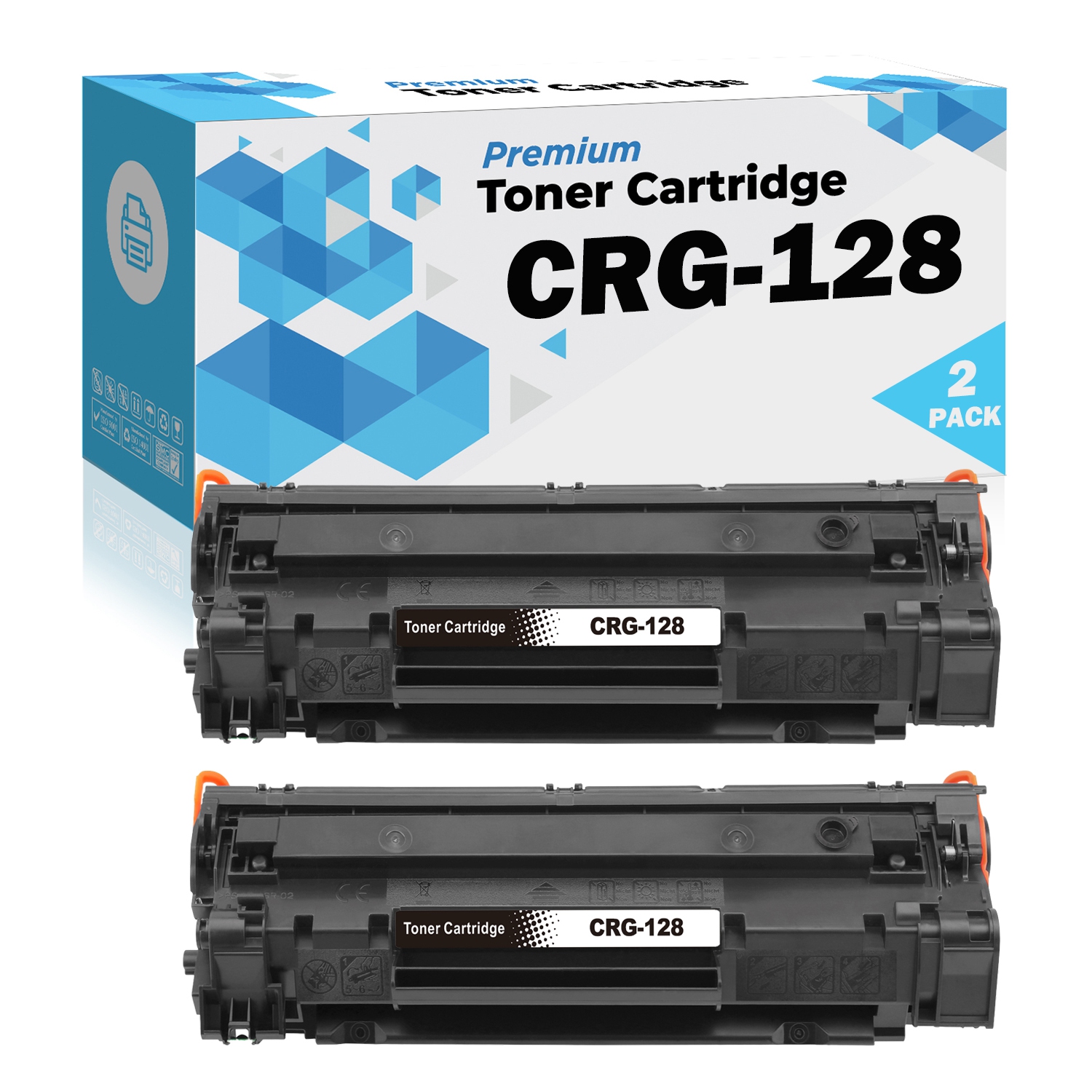 Ultra Toner® Compatible Canon 128 Black Toner Cartridge CRG-128 ImageClass D520 D530 D550 D560 MF4450 MF4550 MF4570dw MF4580dn MF4770n MF4880dw