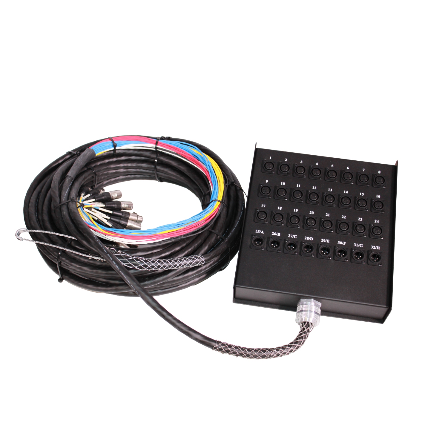 Serpent de sonorisation 100&nbsp;pi de Yorkville Sound avec retours XLR