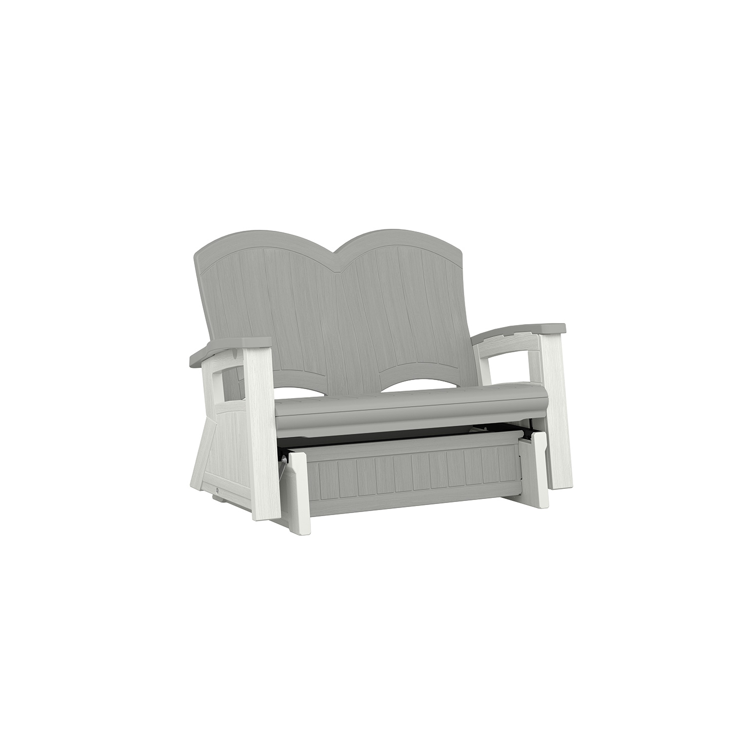 Suncast - Adirondack Glider - Dove Gray
