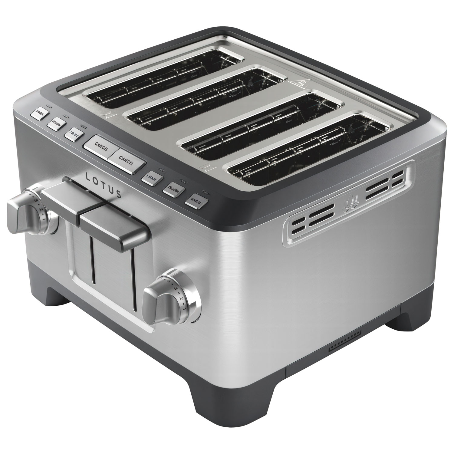 Grille-pain de Lotus - 4 tranches - Acier inoxydable