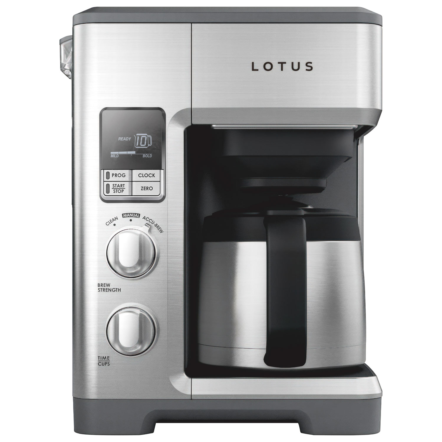 Lotus Drip Coffee Maker - 10 Cups - Stainless Steel