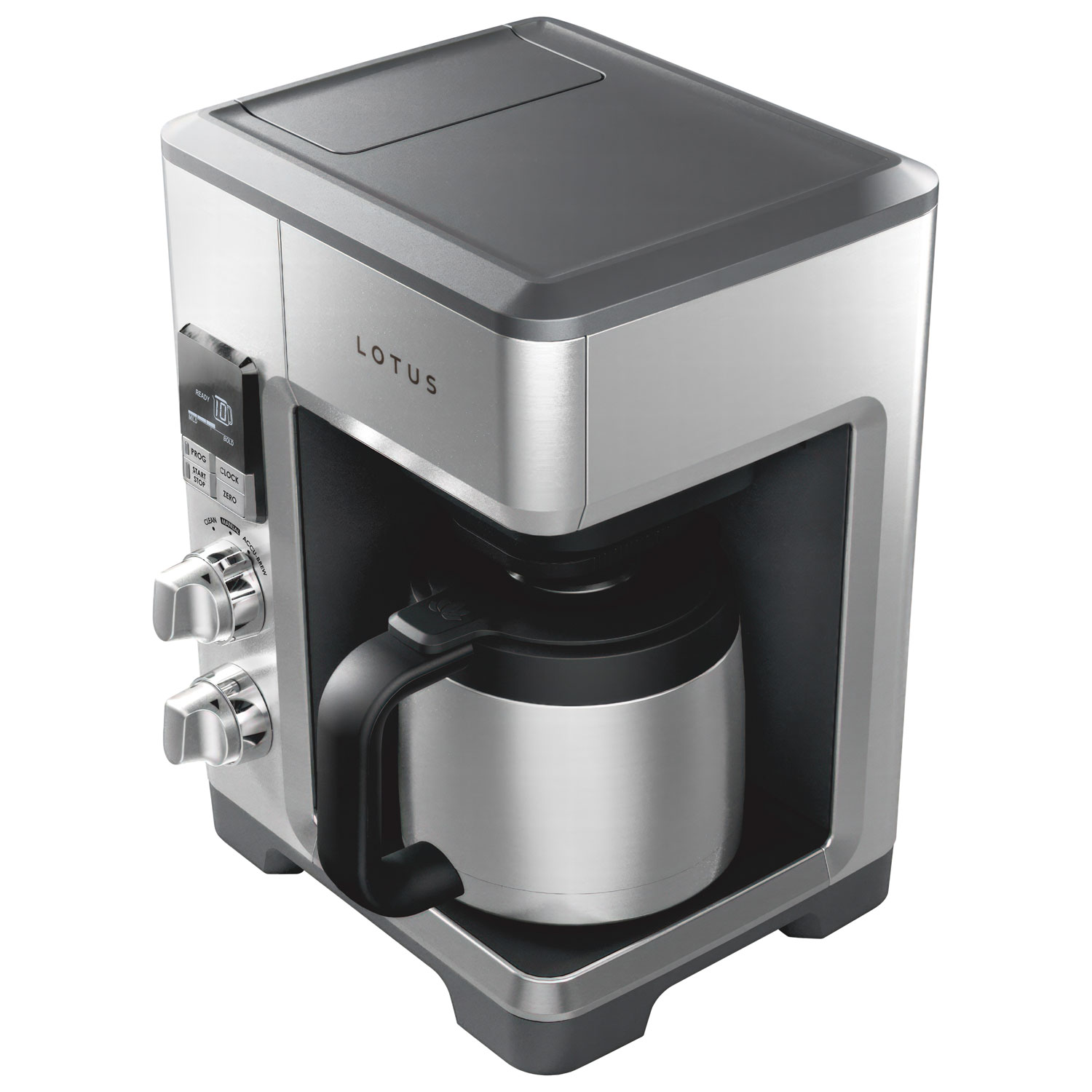 Lotus Drip Coffee Maker - 10 Cups - Stainless Steel