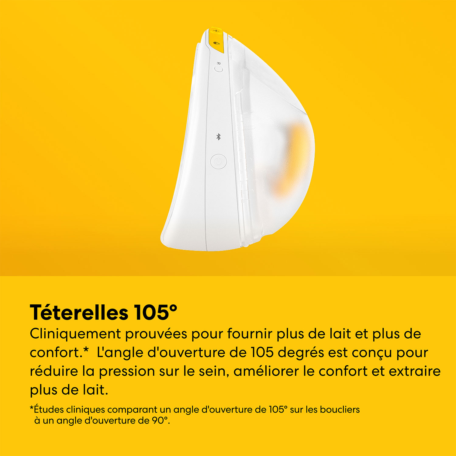 Double tire-lait portable Magic InBra de Medela
