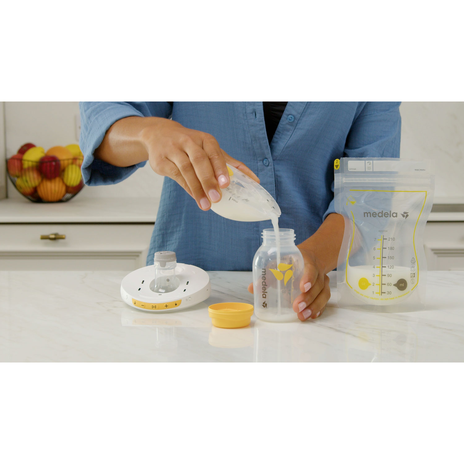 Double tire-lait portable Magic InBra de Medela