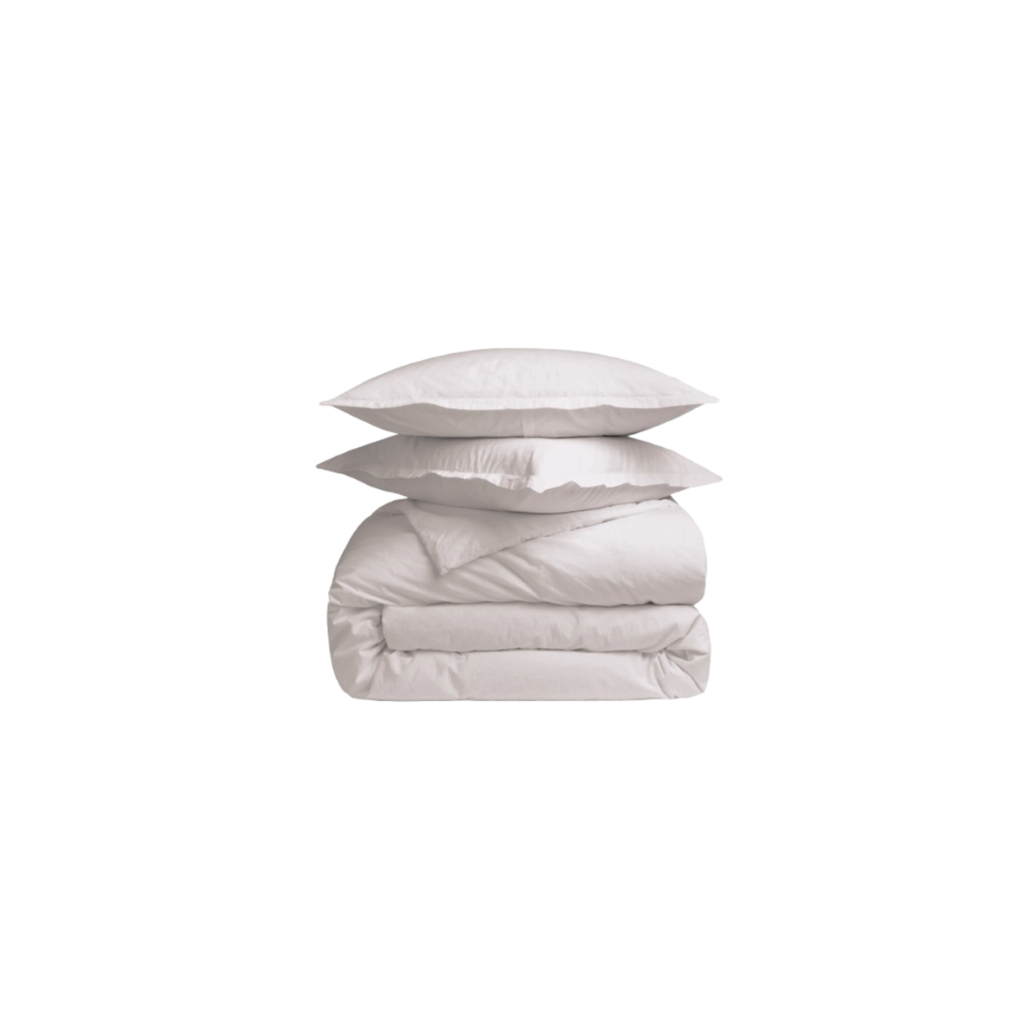 Ensemble de housse de douillette 3 pièces Beddora pour grand lit | 100 % coton – Doux, perméable à l'air et durable avec attaches aux coins Fermeture