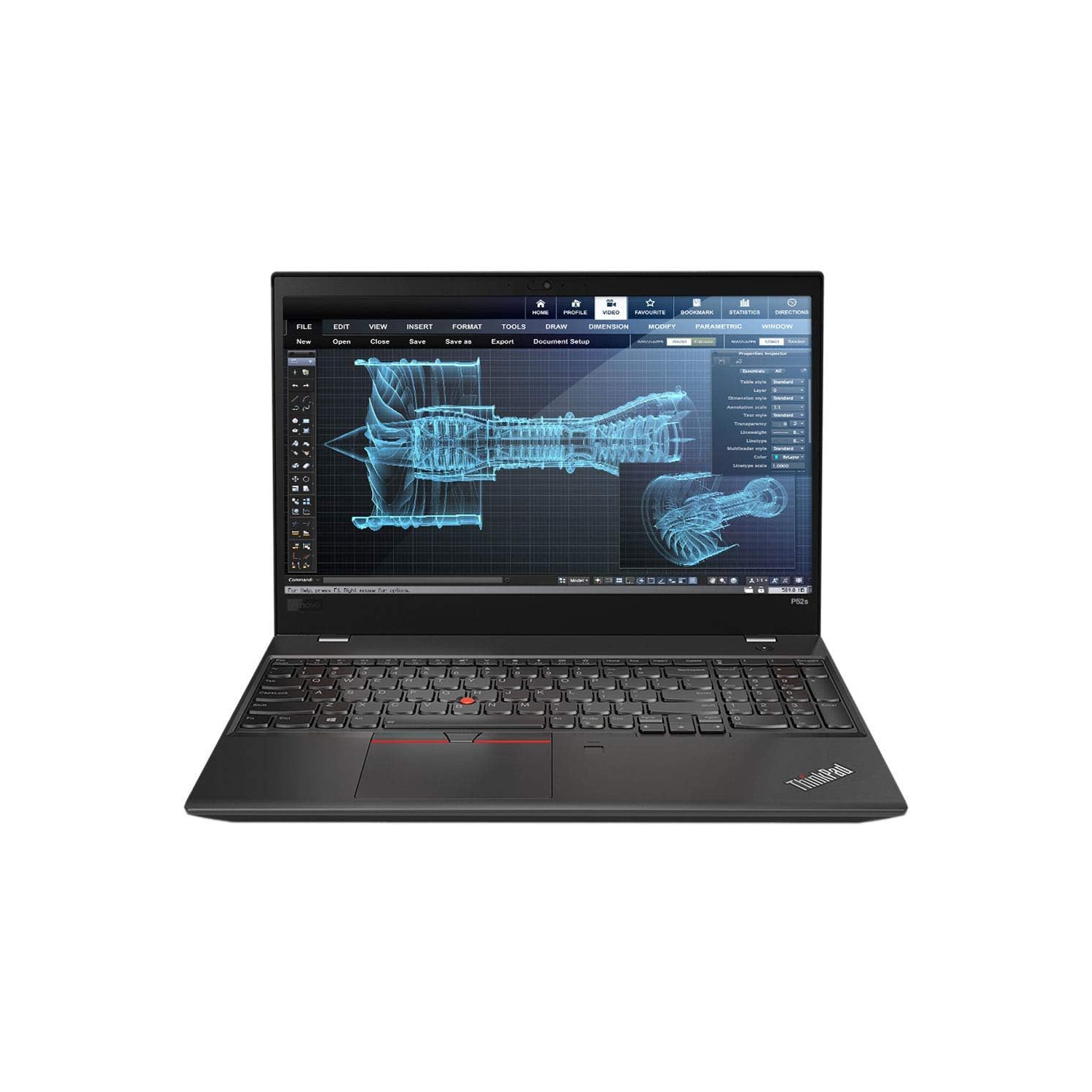 Refurbished - Lenovo Thinkpad P52s Workstaton 15.6" , Core i7-8650U 1.8GHz, 32GB RAM, 1TB NVMe, HDMI, NVIDIA Quadro P500, Windows 11 Pro.