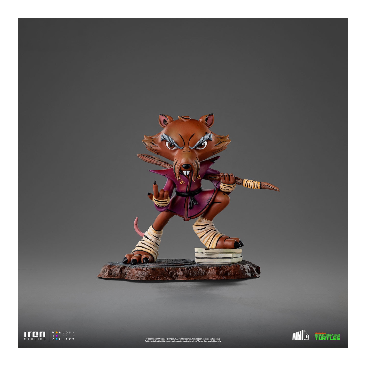 Iron Studios Master Splinter - Teenage Mutant Ninja Turtles - MiniCo