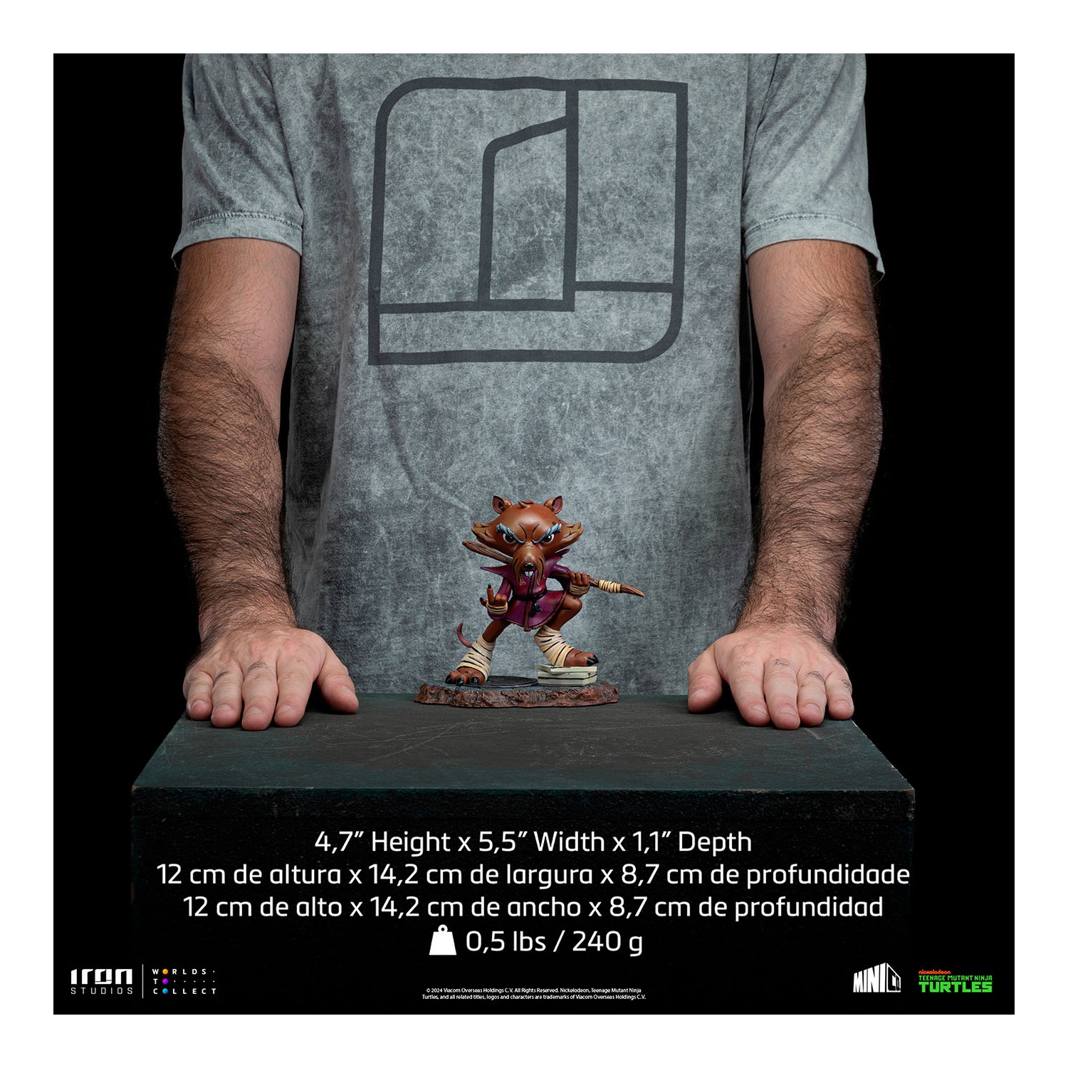 Iron Studios Master Splinter - Teenage Mutant Ninja Turtles - MiniCo