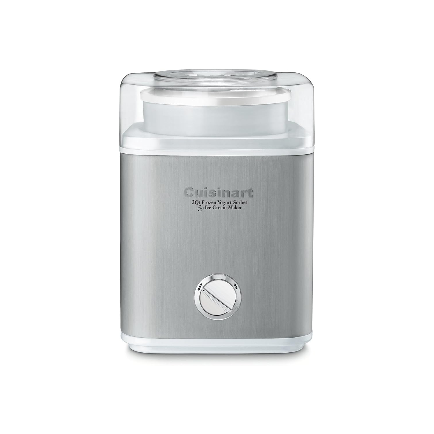Cuisinart Pure Indulgence 2-Quart Frozen Yogurt, Ice Cream & Sorbet Maker – Silver, Fully Automatic