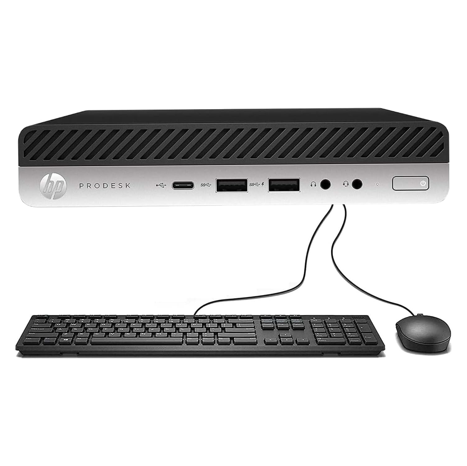 HP – Mini ordinateur de bureau ProDesk 600 G4, Intel Core i5-8500T jusqu'à 3,5&nbsp;GHz, mémoire vive 16&nbsp;Go, SSD 256&nbsp;Go, USB-C, prise en