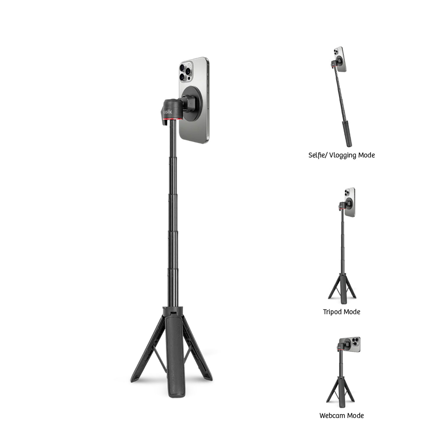 LOGiiX Universal Tripod with MagSafe - Black