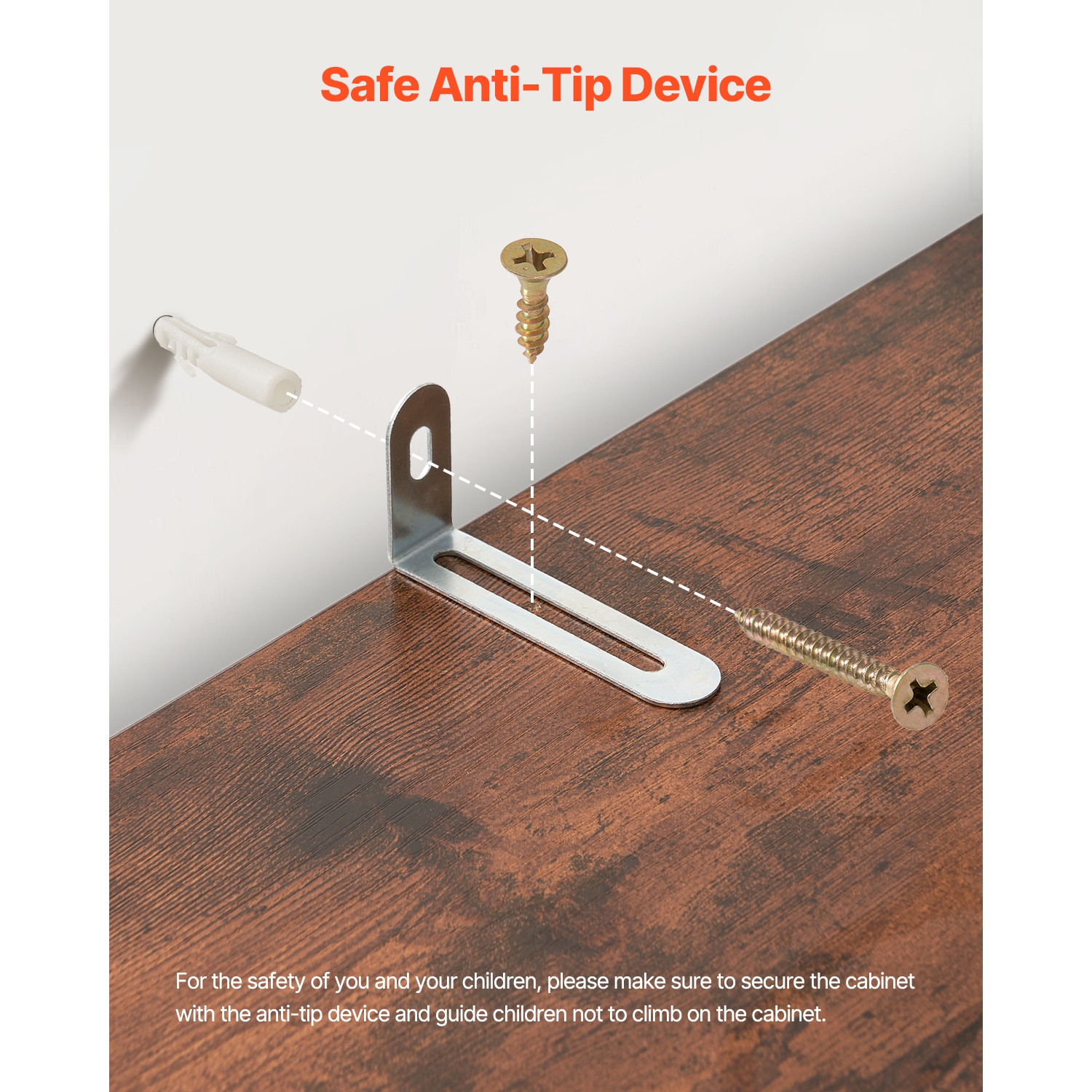 Étagère étroite VEVOR à 5 niveaux, bibliothèque ouverte en bois de 53&nbsp;po avec tablette à hauteur réglable, étagère de rangement haut présentoir