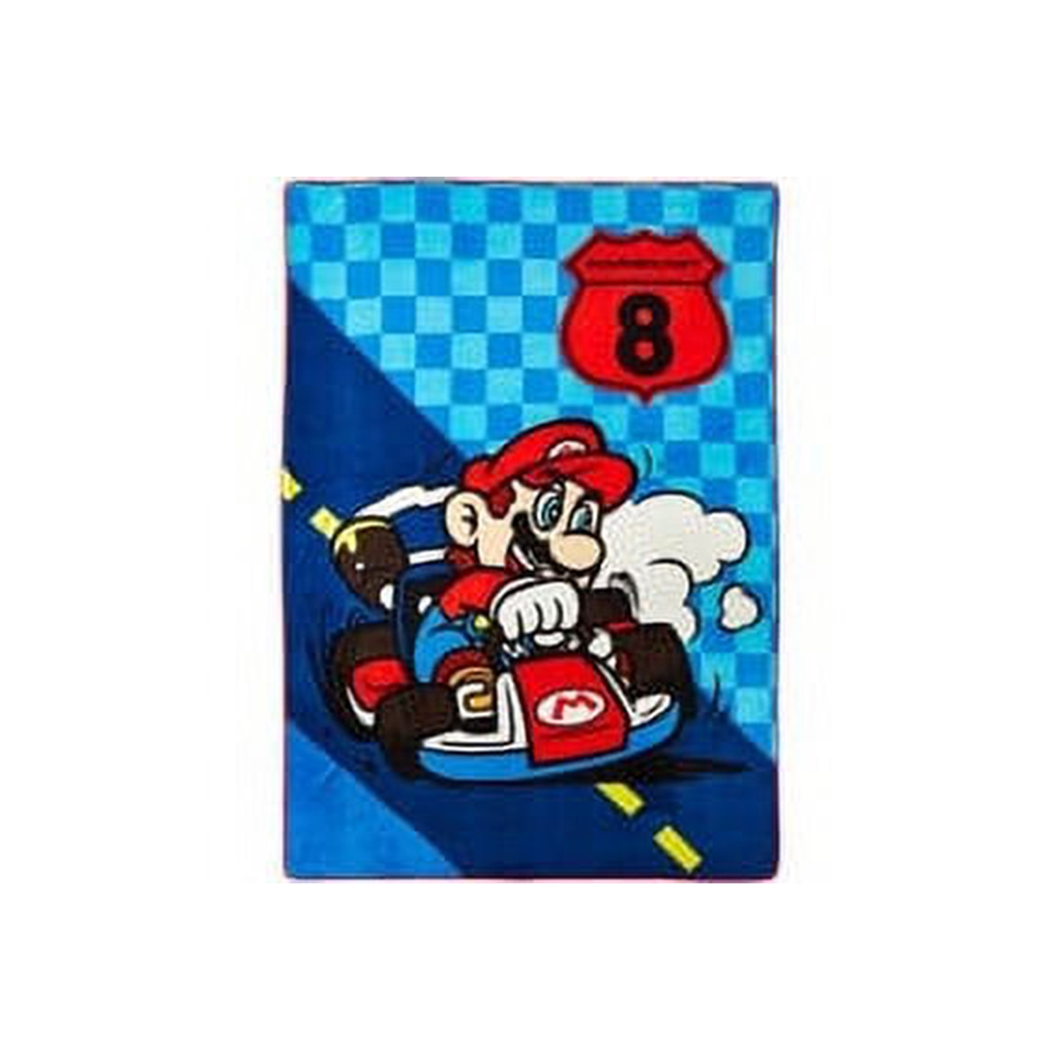 Super Mario MarioKart-8 – Couverture pelucheuse «&nbsp;We Own the Road&nbsp;» pour lit jumeau ultra-douce pour enfants
