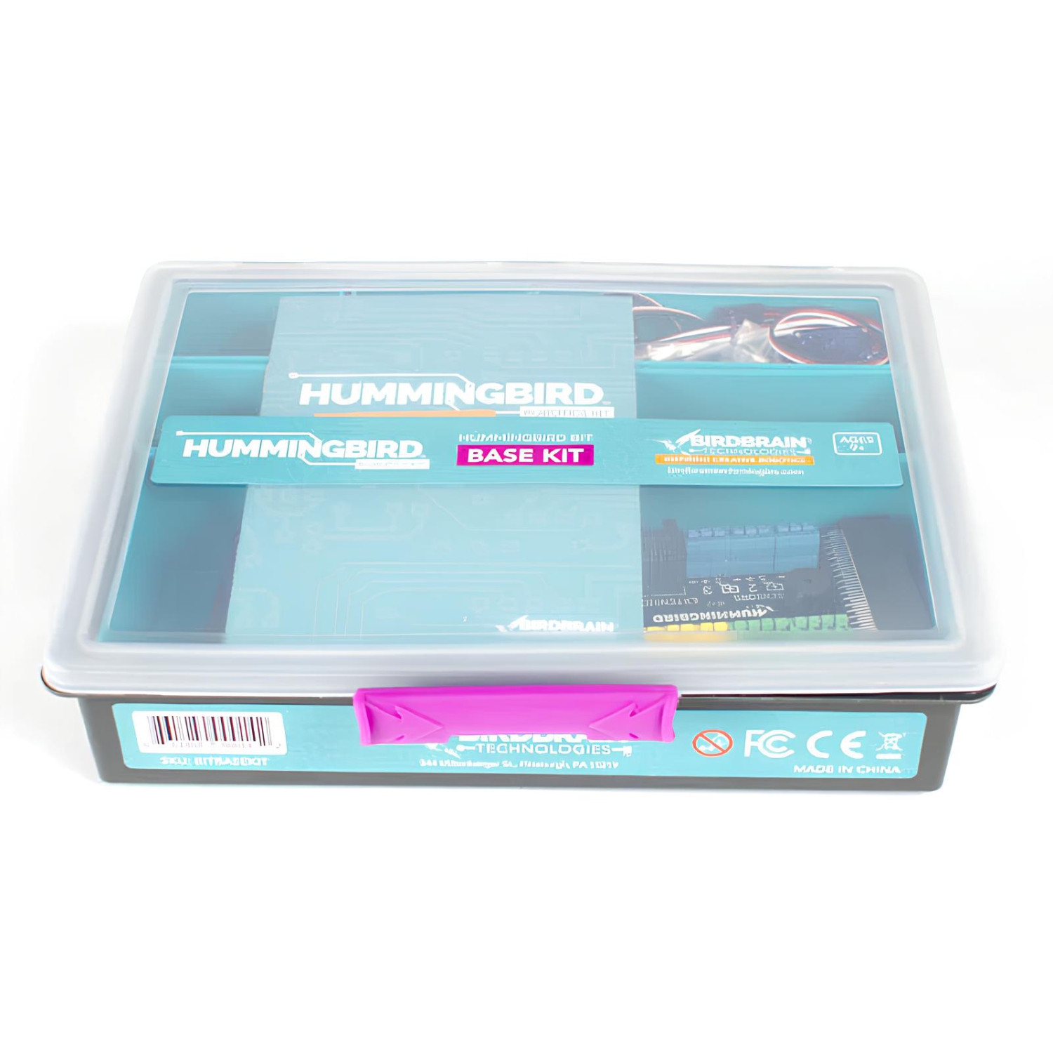 BirdBrain Hummingbird Bit Base Kit with micro:bit - Educational DIY STEM Robotics Kit for Children