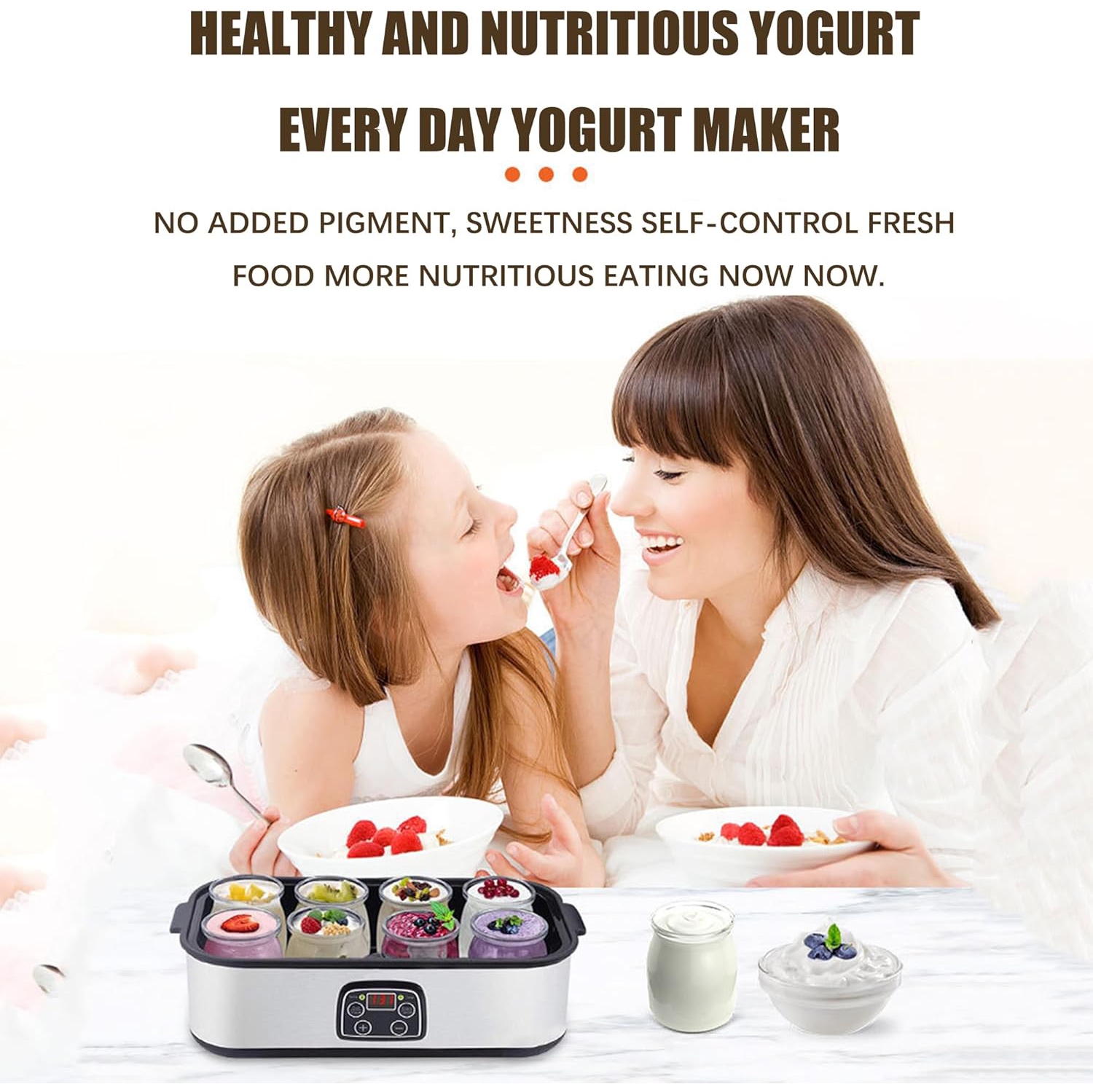 Probiotic Yogurt Motor,Probiotic Yogurt Maker with Adjustable Temperature Control,1400ML Yogurt Maker,Multi-Function Yogurt Machine for Home Use