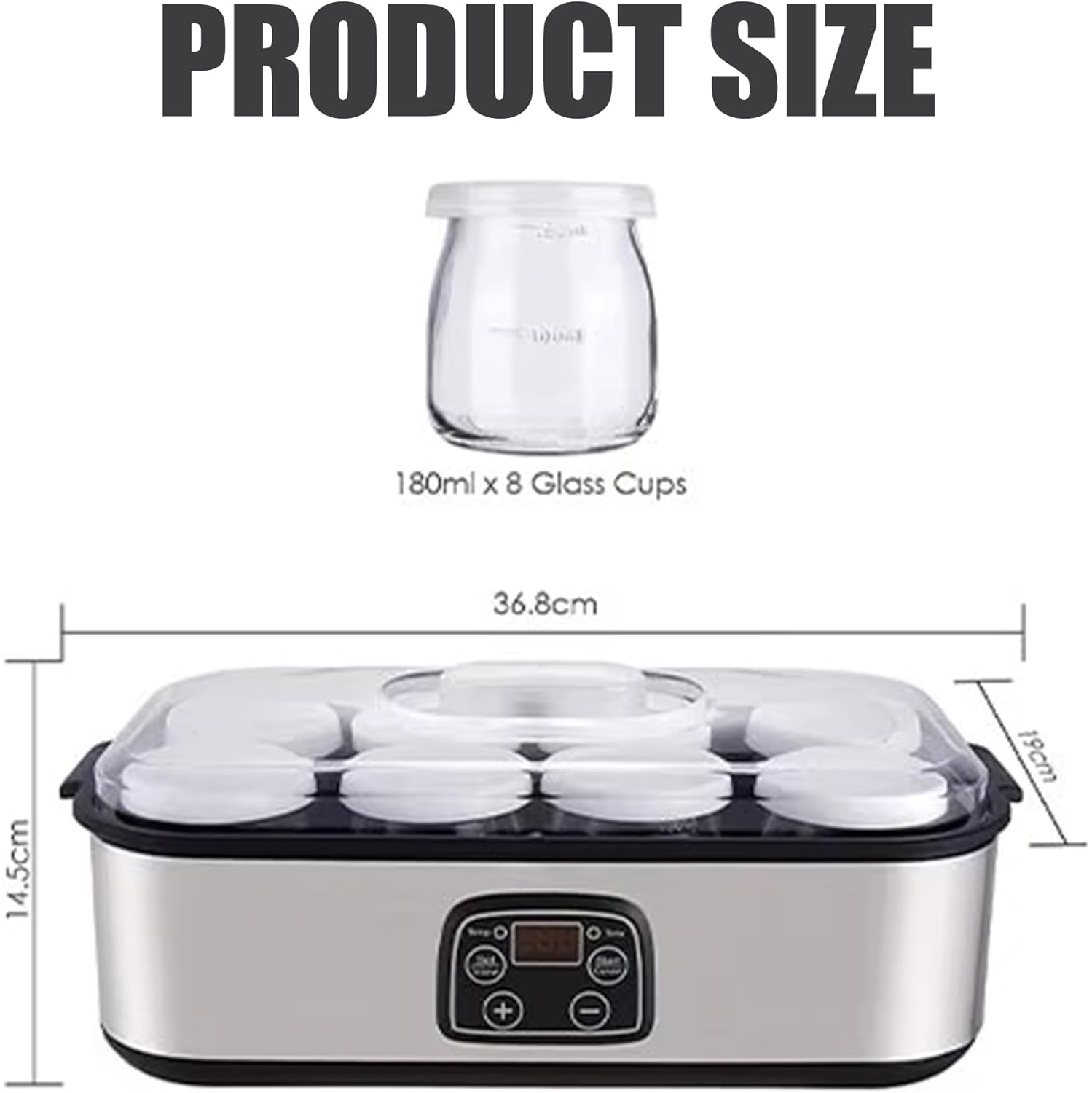 Probiotic Yogurt Motor,Probiotic Yogurt Maker with Adjustable Temperature Control,1400ML Yogurt Maker,Multi-Function Yogurt Machine for Home Use