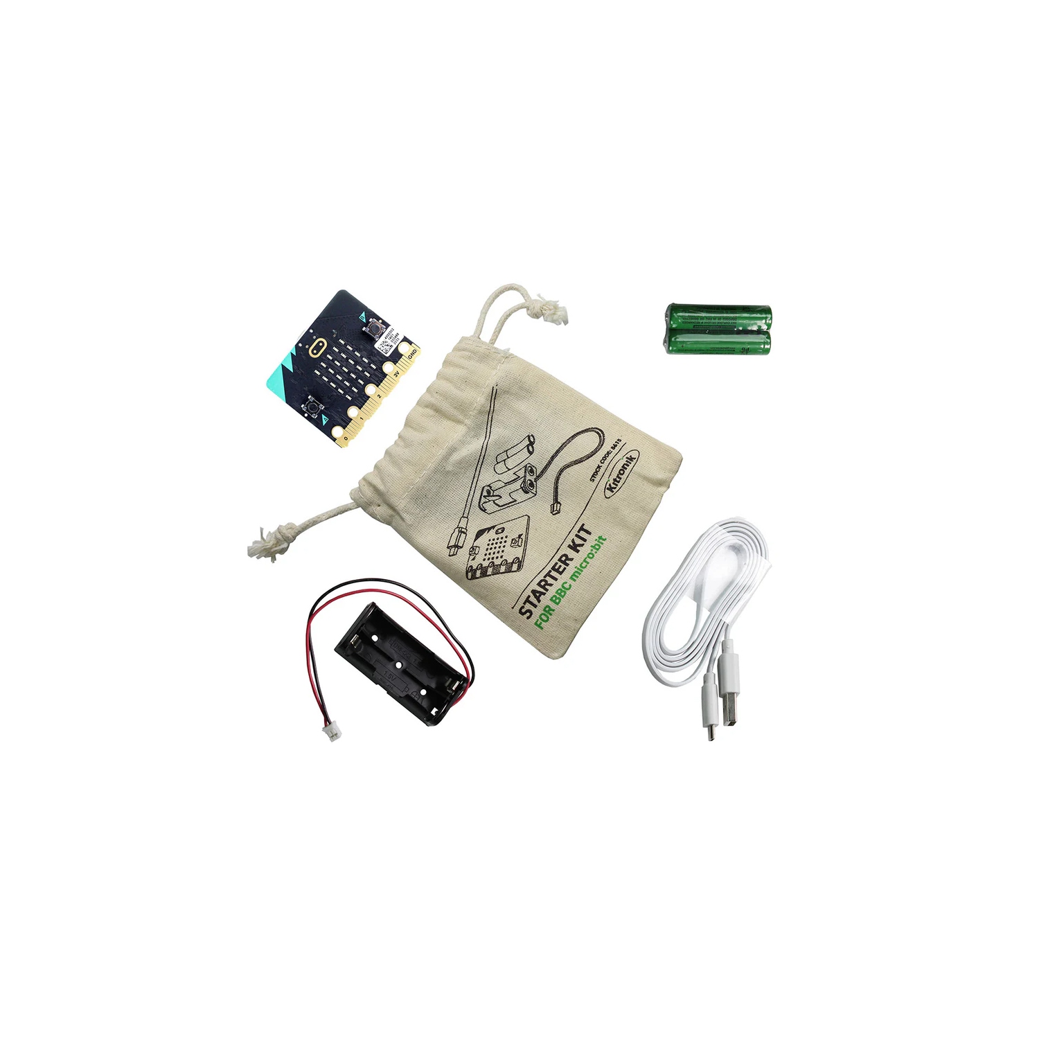 Kitronik Starter Kit for BBC micro:bit V2 - Programming and Coding Educational Model Kit - 56104