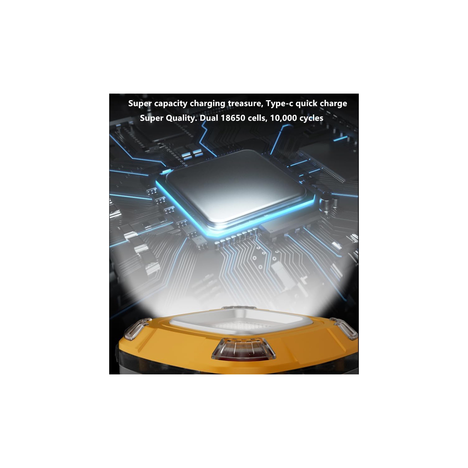 Four Modes, Four Color Temperatures LED Work Light Portable Magnetic Lamp, 10000mAh Rechargeable Spotlight - Premium Edition