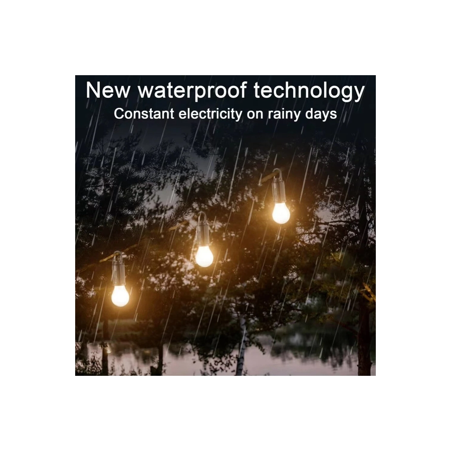 Solar Camping Light Rechargeable Vintage Camping Light LED Household Tent Light Emergency Tungsten Filament Bulb Light - Solar Tip Solar
