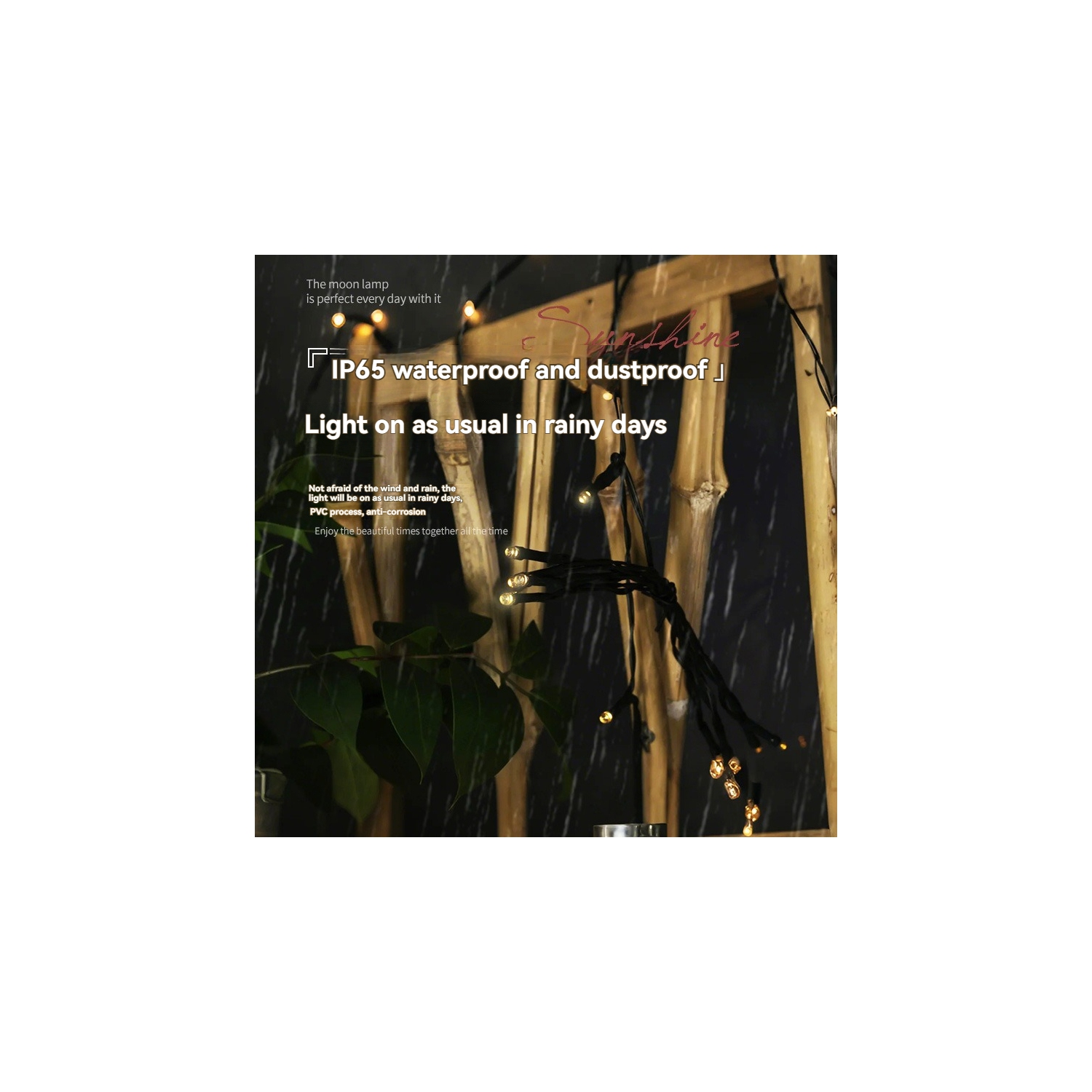 LED lumière solaire ciel étoilé éclairage extérieur étanche balcon jardin lumière décorative camping 8&nbsp;mois - 120 lumières