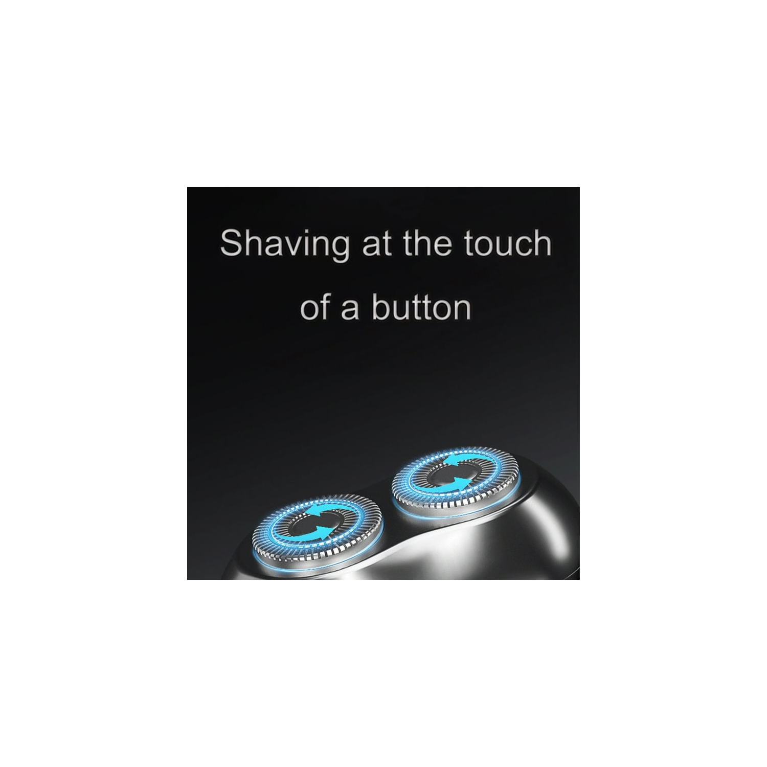 Mini electric shaver portable full body washable double blade usb rechargeable razor men's beard shaver