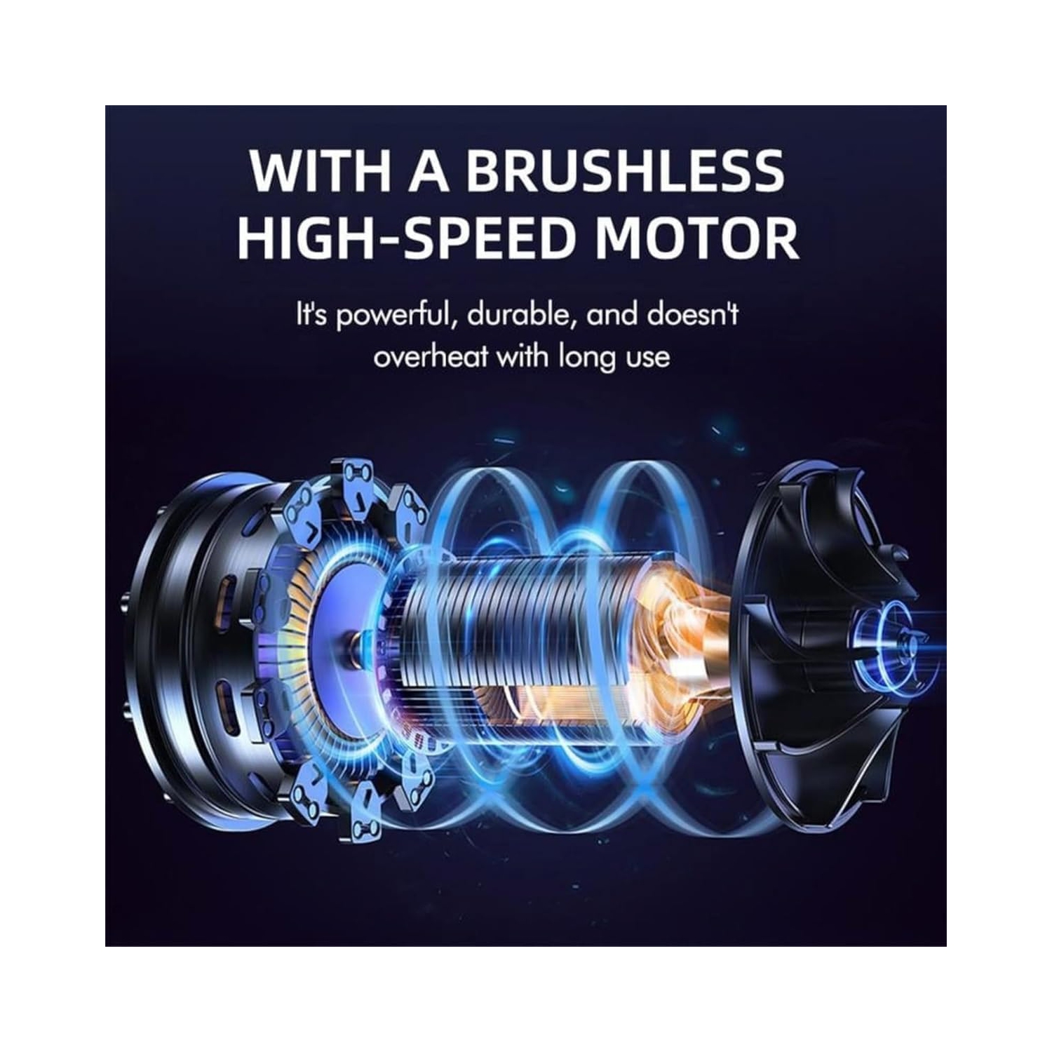 Cordless Turbo Power Blower - Super Storm Dust Removal | Lithium Battery Handheld Blower | Industrial Grade Leaf Blower / Snowstorm Blower(5 Cells,