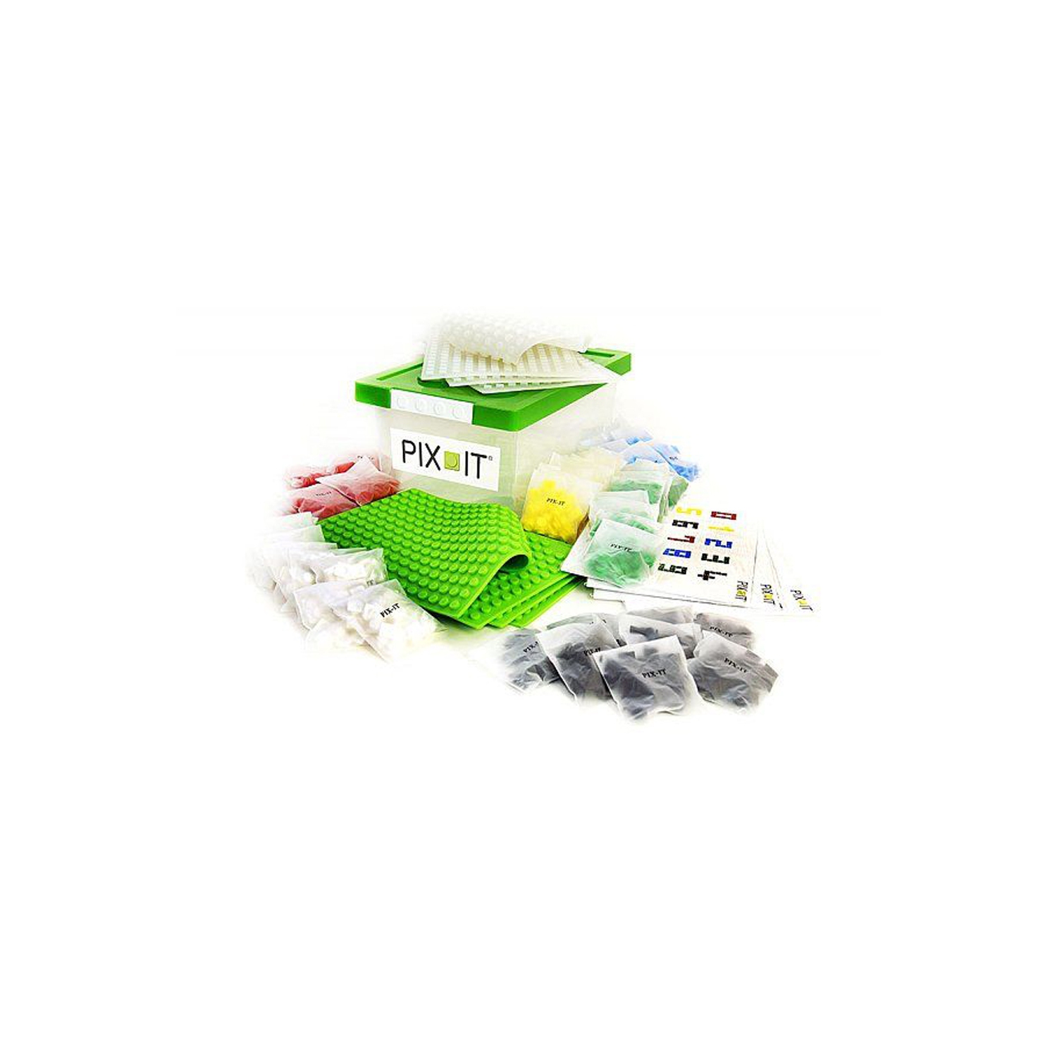 PIX-IT Box 6 Educational - Creative Silicone Building Kit - Teachers and Parents Teaching Kindergartens Education Classroom Materials