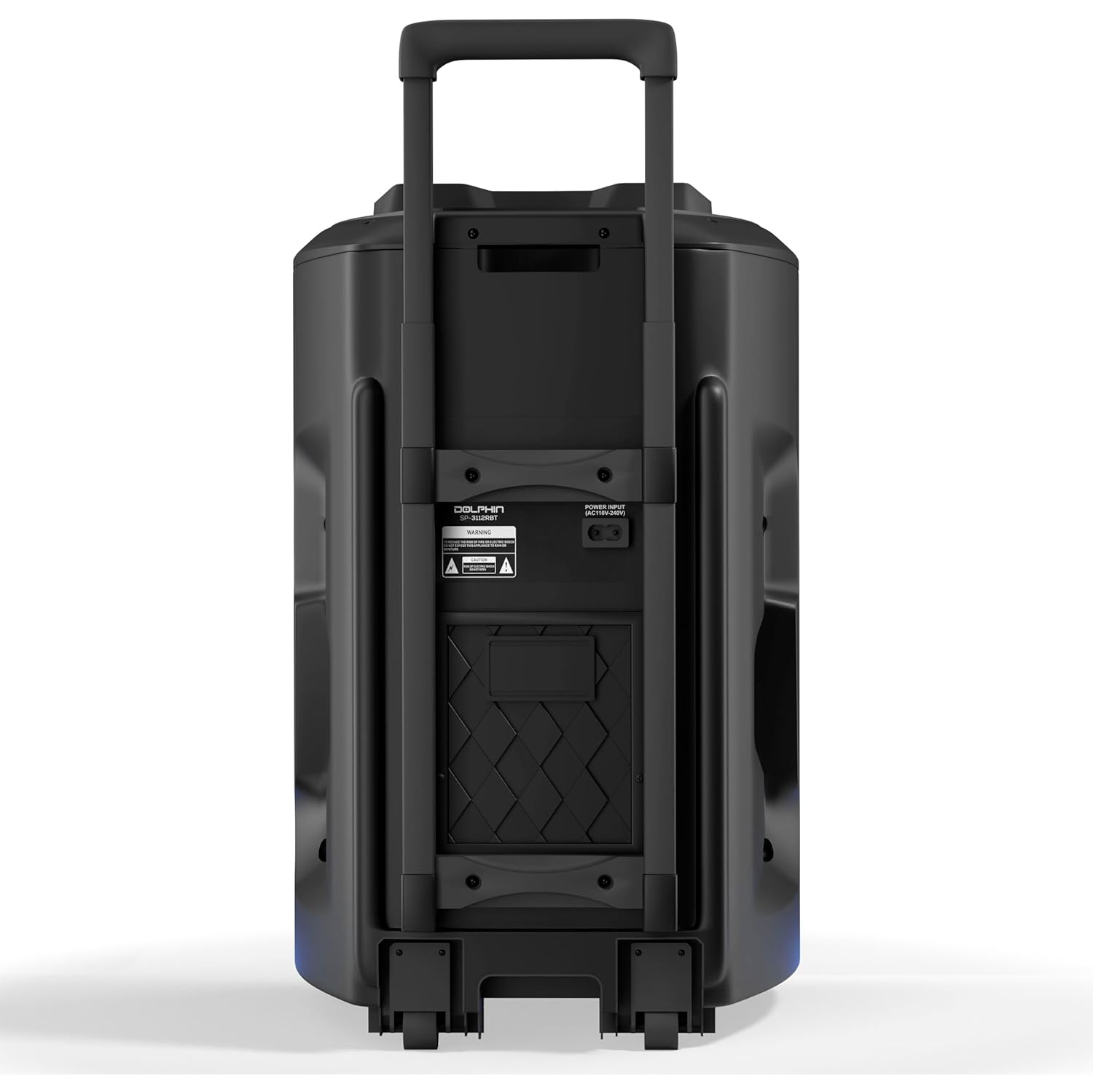 Dolphin SP-3112RBT Portable Bluetooth Party Speaker with 12” Woofer and Wireless Microphone