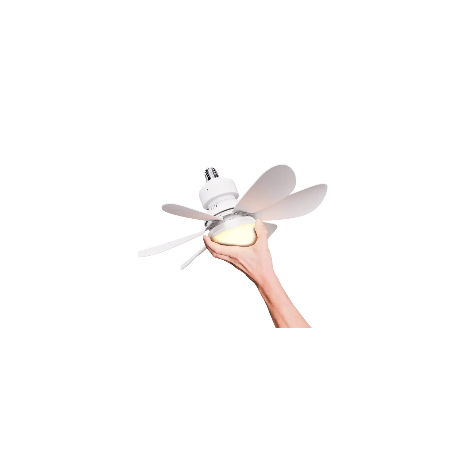 Lampe de ventilateur à douille compacte facile à installer Airbro FLA-21 avec télécommande