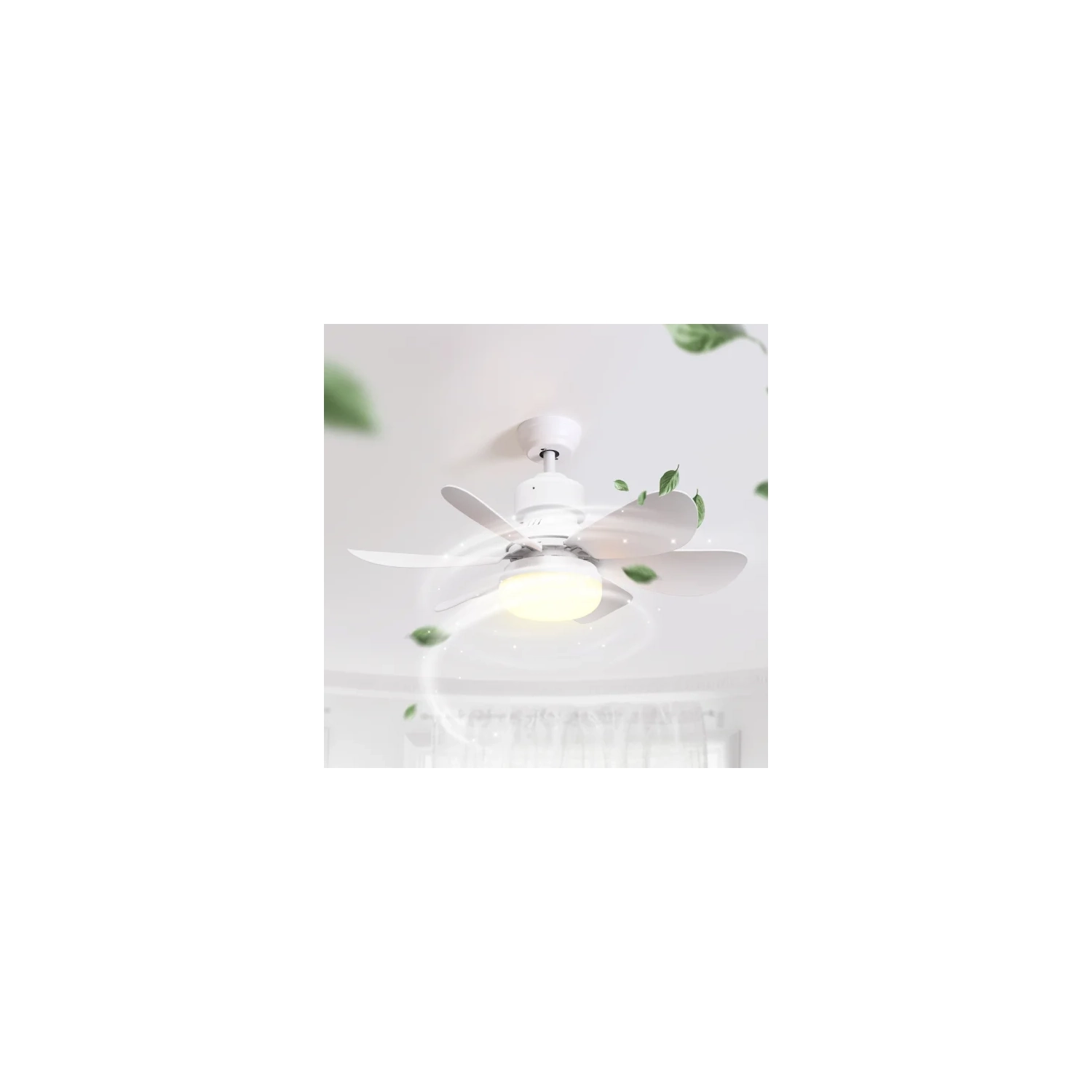 Lampe de ventilateur à douille compacte facile à installer Airbro FLA-21 avec télécommande