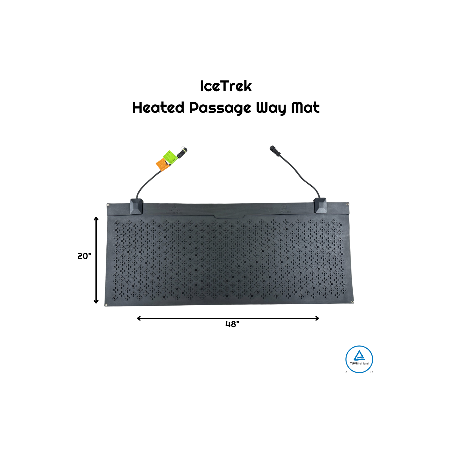 IceTrek 20" x 48" Heated Snow Melting Passageway Mat