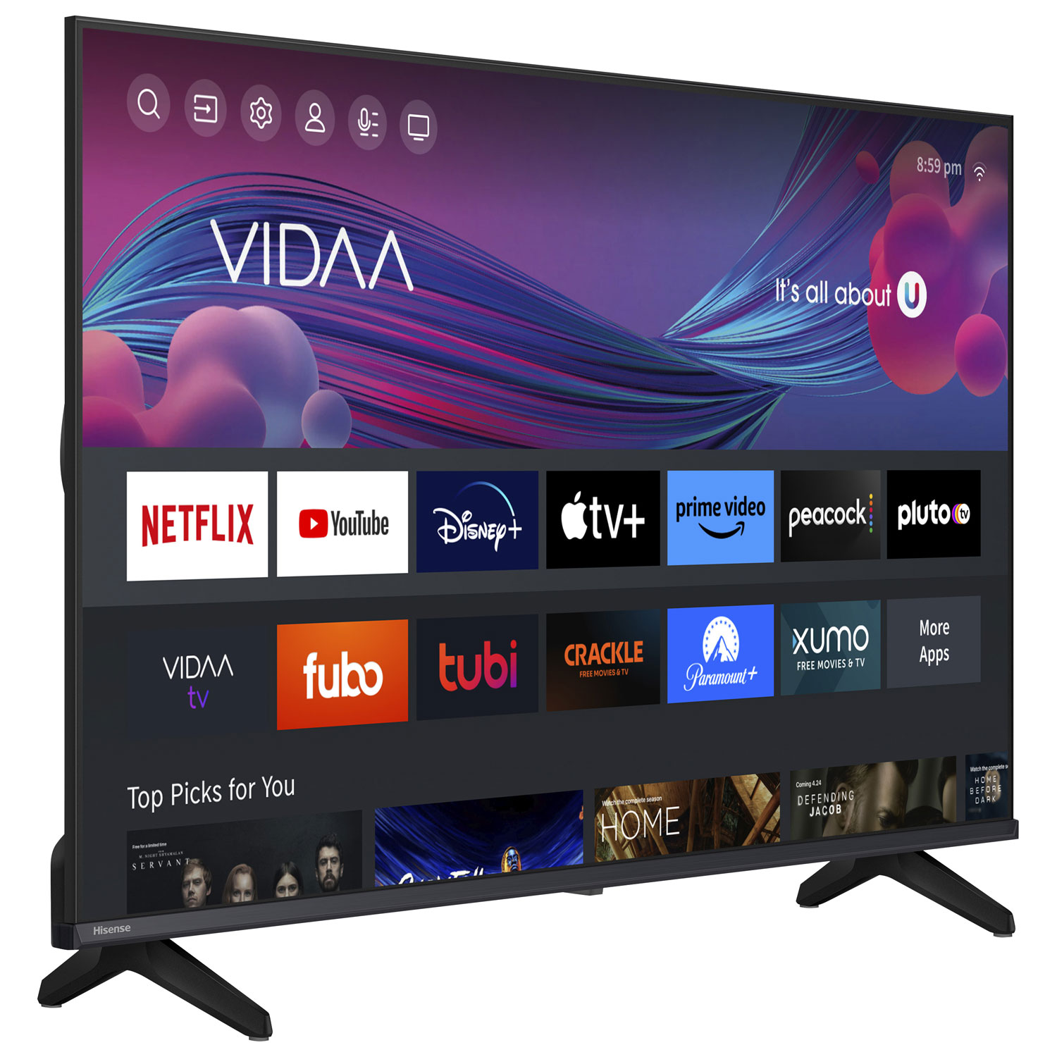 Hisense 32" A4NV Series 2K HD LED VIDAA Smart TV - 2025