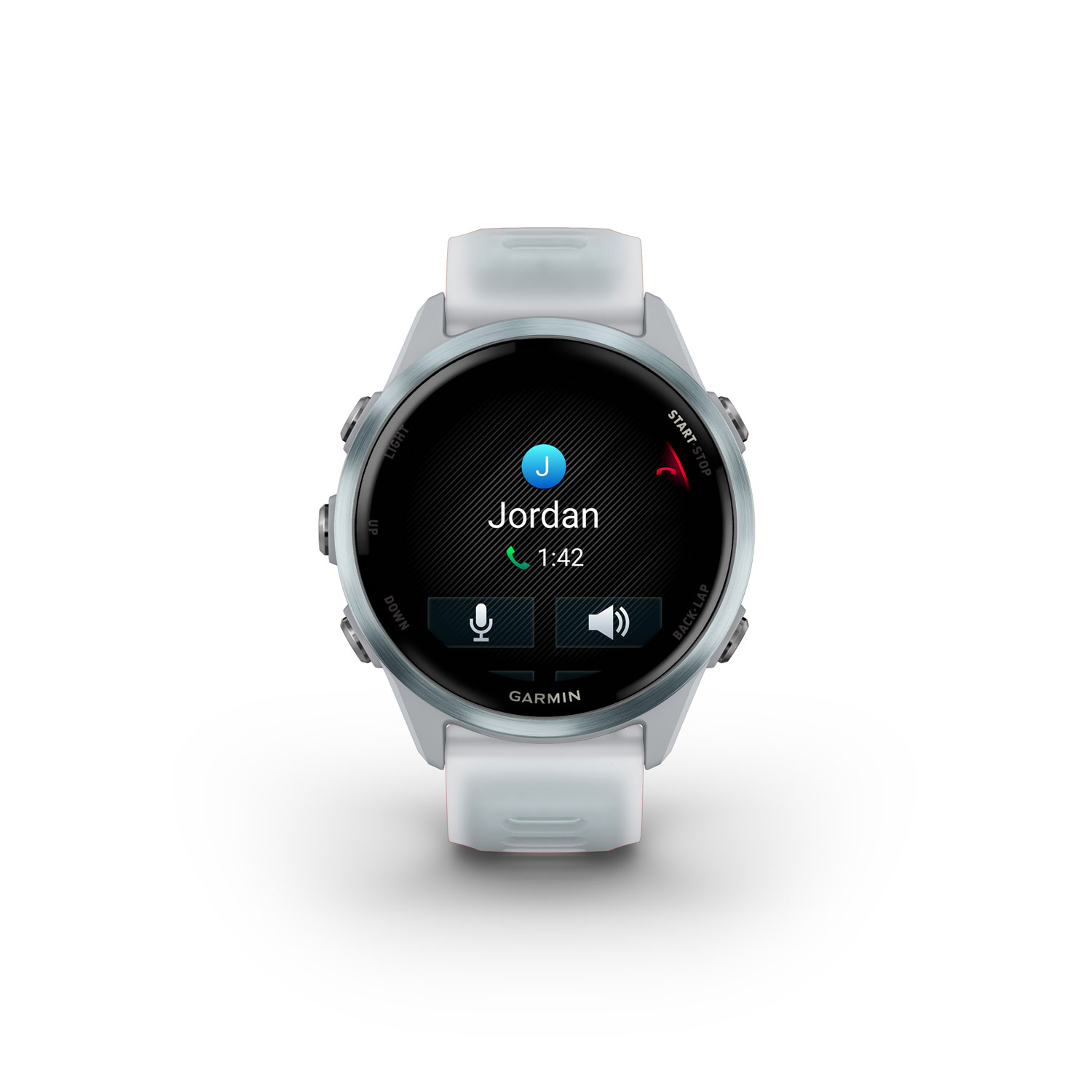 Garmin Forerunner 570 42mm Bluetooth Running Smartwatch - Translucent Whitestone/Cloud Blue